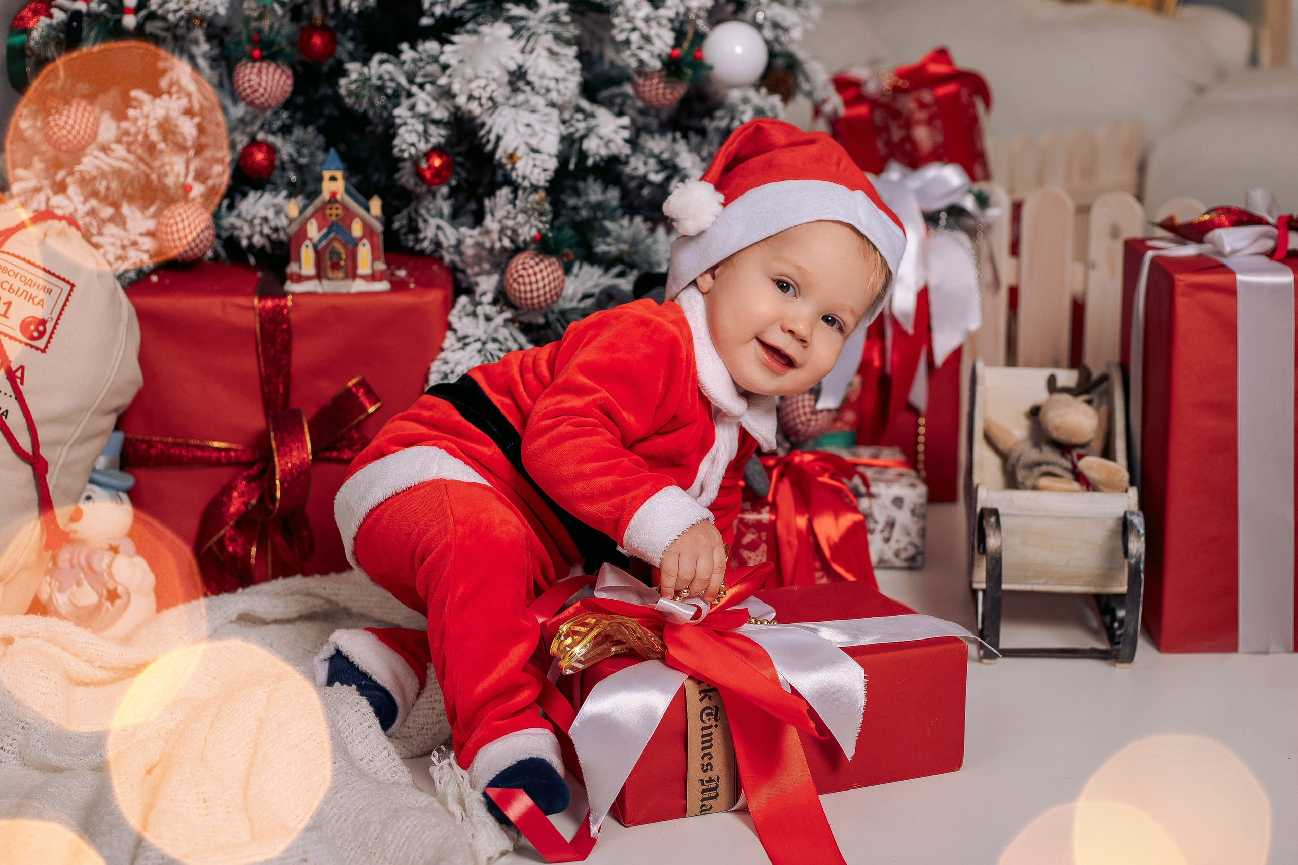 Новогодняя фотосессия фотодень спб с кроликами. Фотограф в Санкт-Петербурге, Анна Скворцова