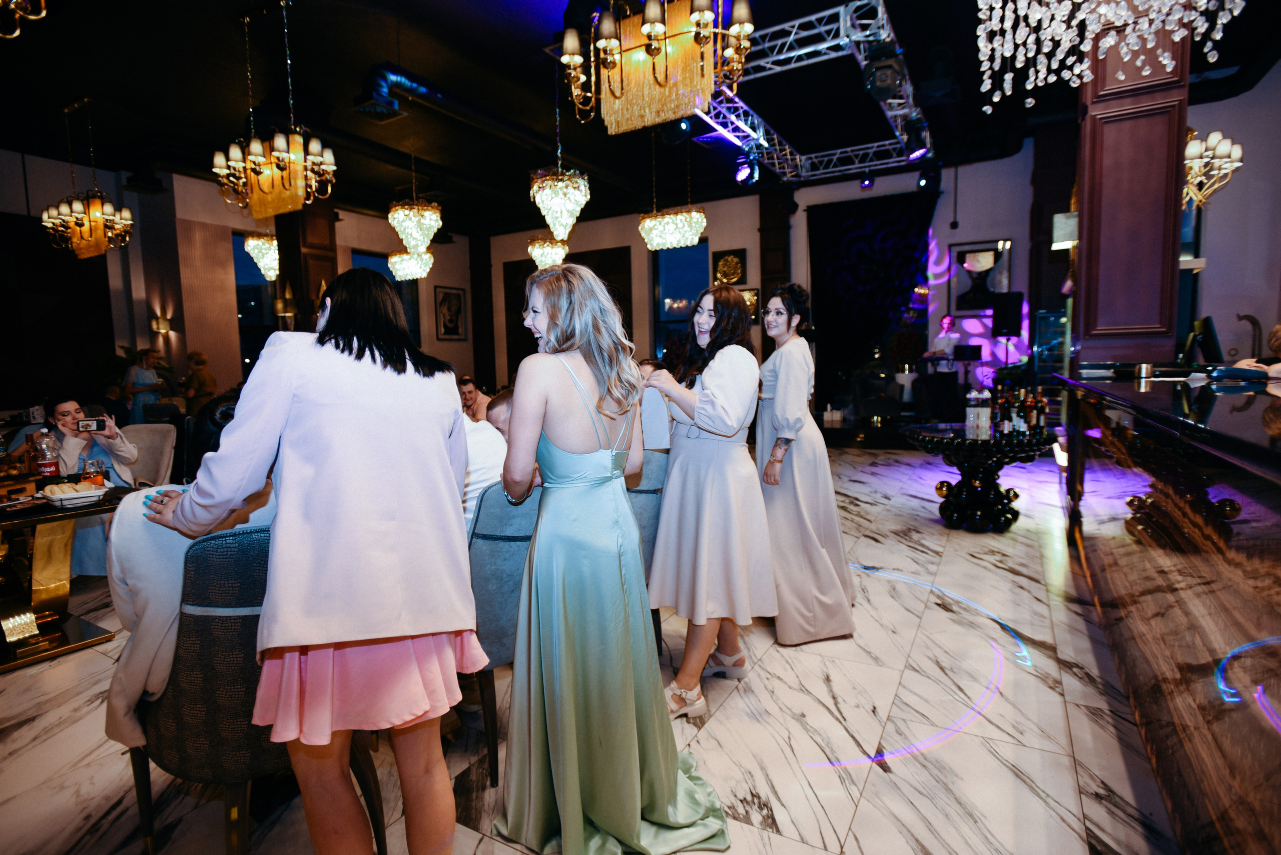 Виктор и Ангелина Банкет на 100 гостей Ресторан Segreto. Фотограф Лола Волна, город Москва