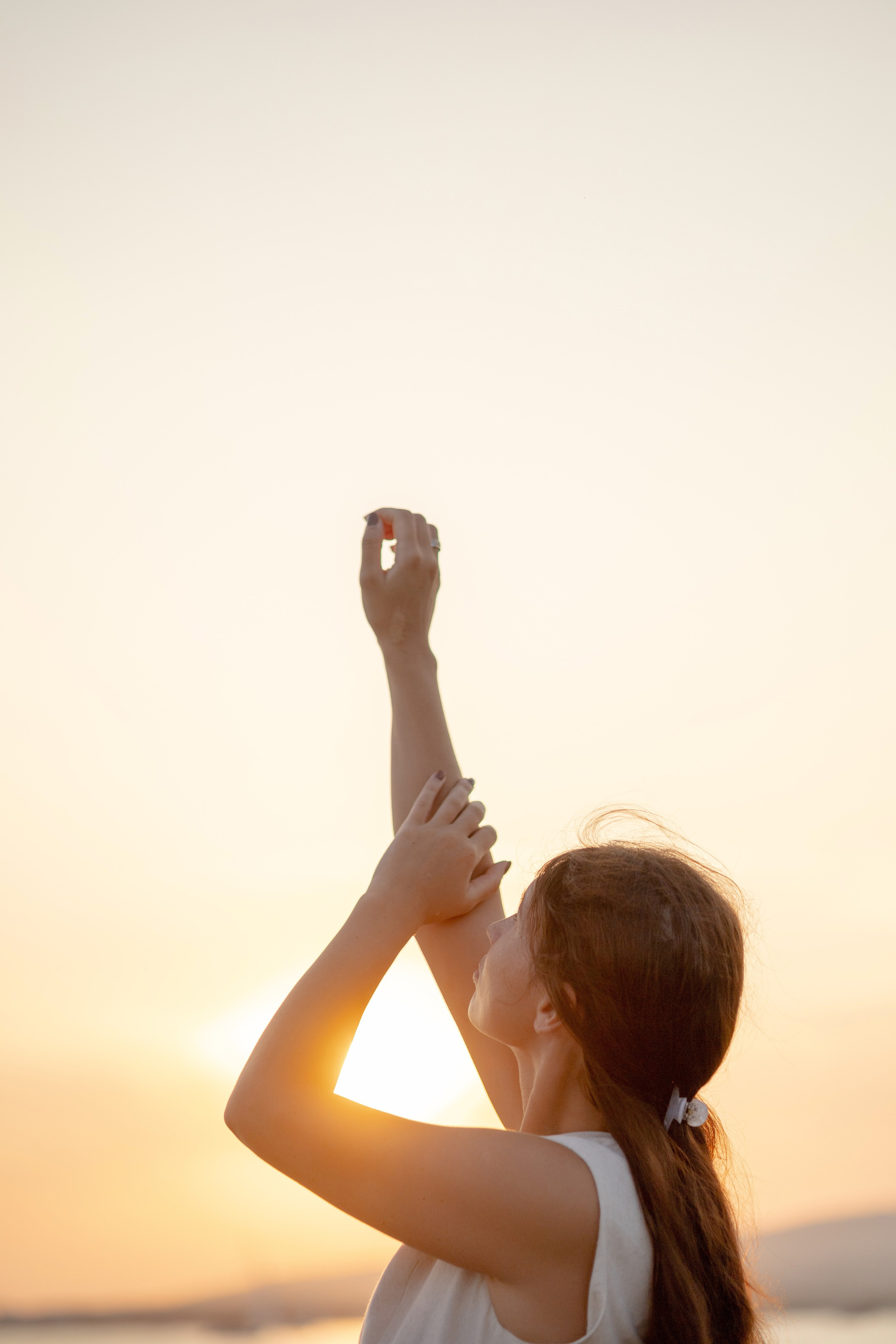 Закат на пляже Метрополь. Семейный и портретный фотограф в Геленджике Любовь Бодрова
