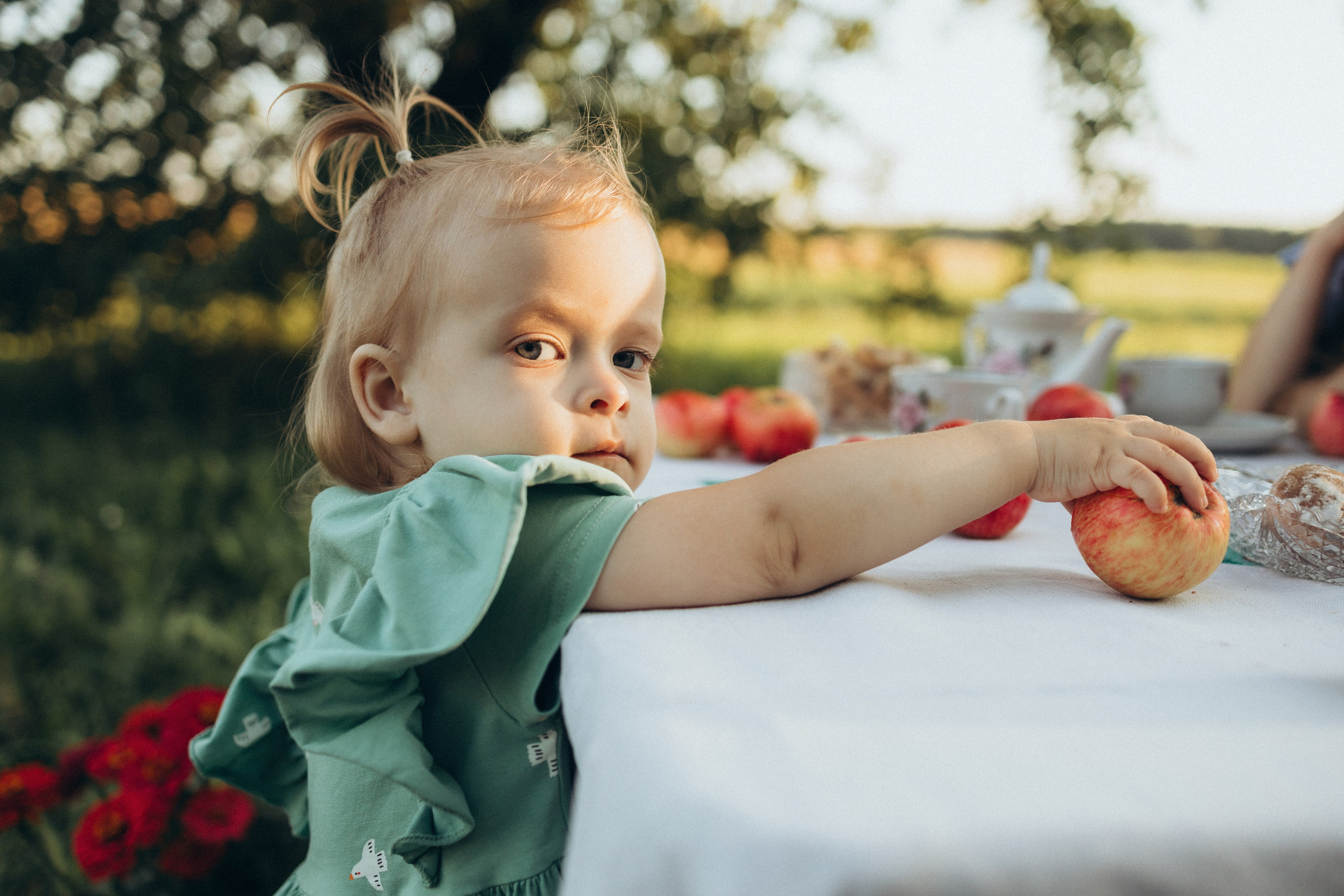 Чаепитие в саду. Фотограф Елена Рябцева
