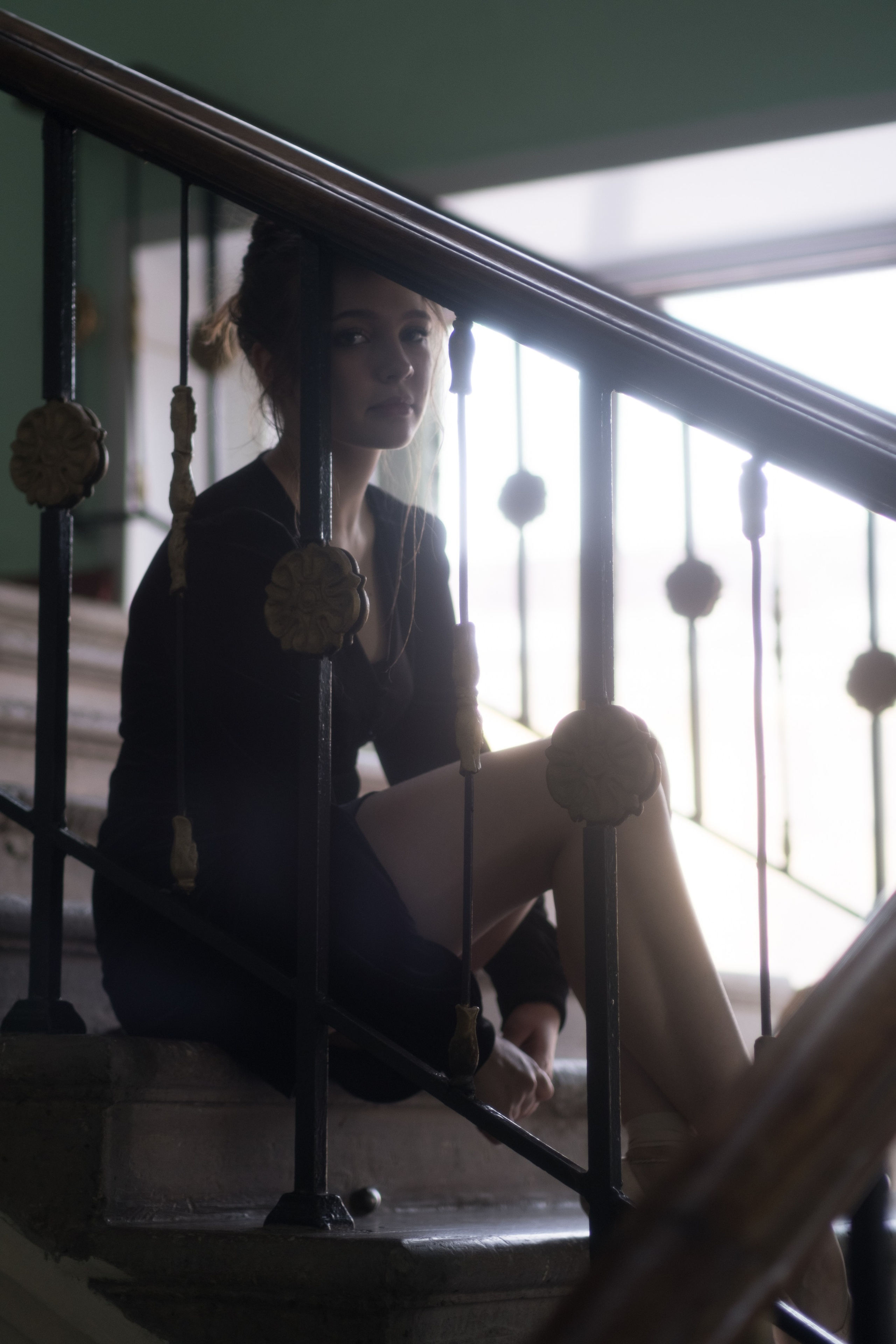 Настя и пуанты. Фотограф Коробова Екатерина