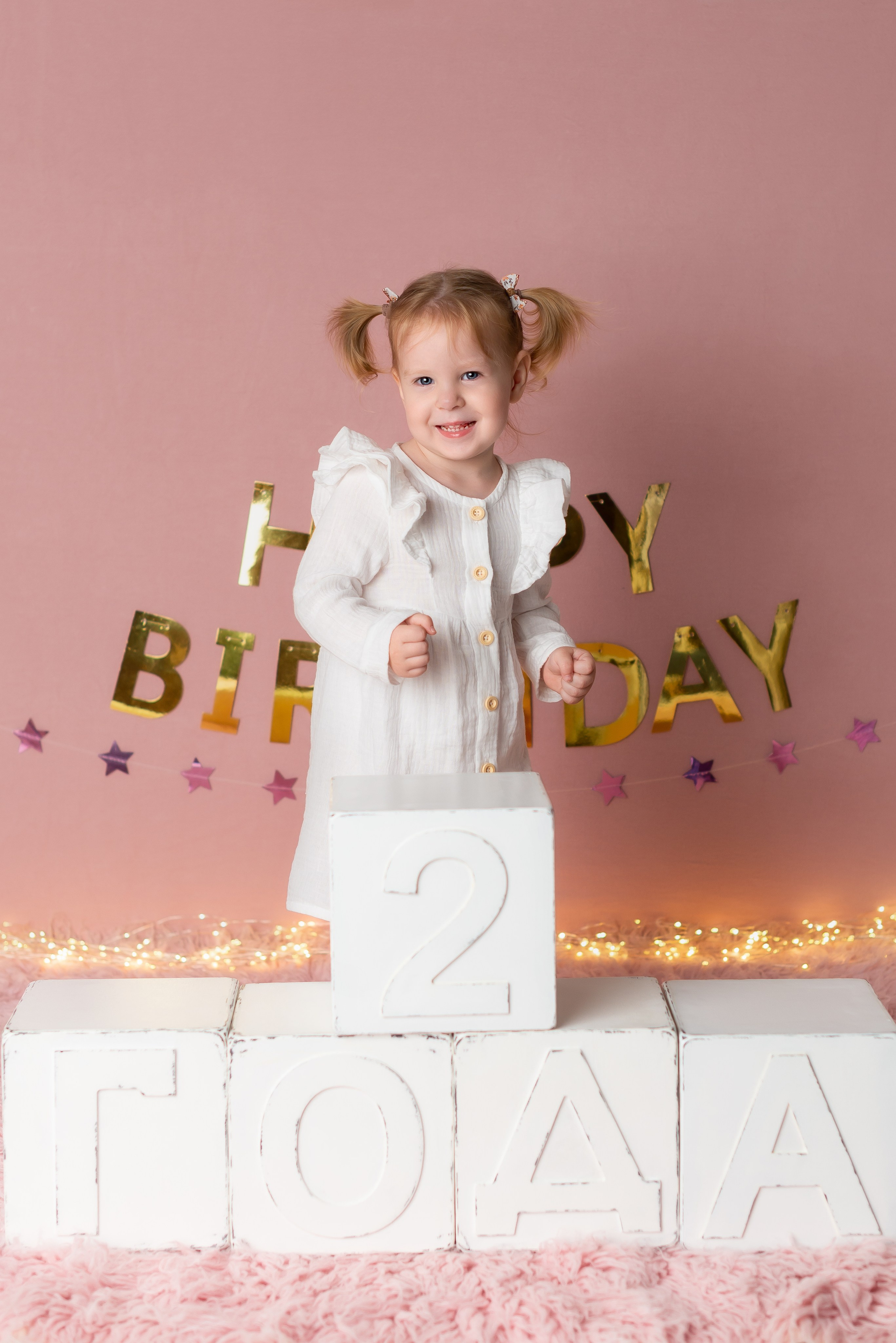 День рождения — 2 года. Детская фотостудия «Мандаринка» | Детский фотограф Краснодар