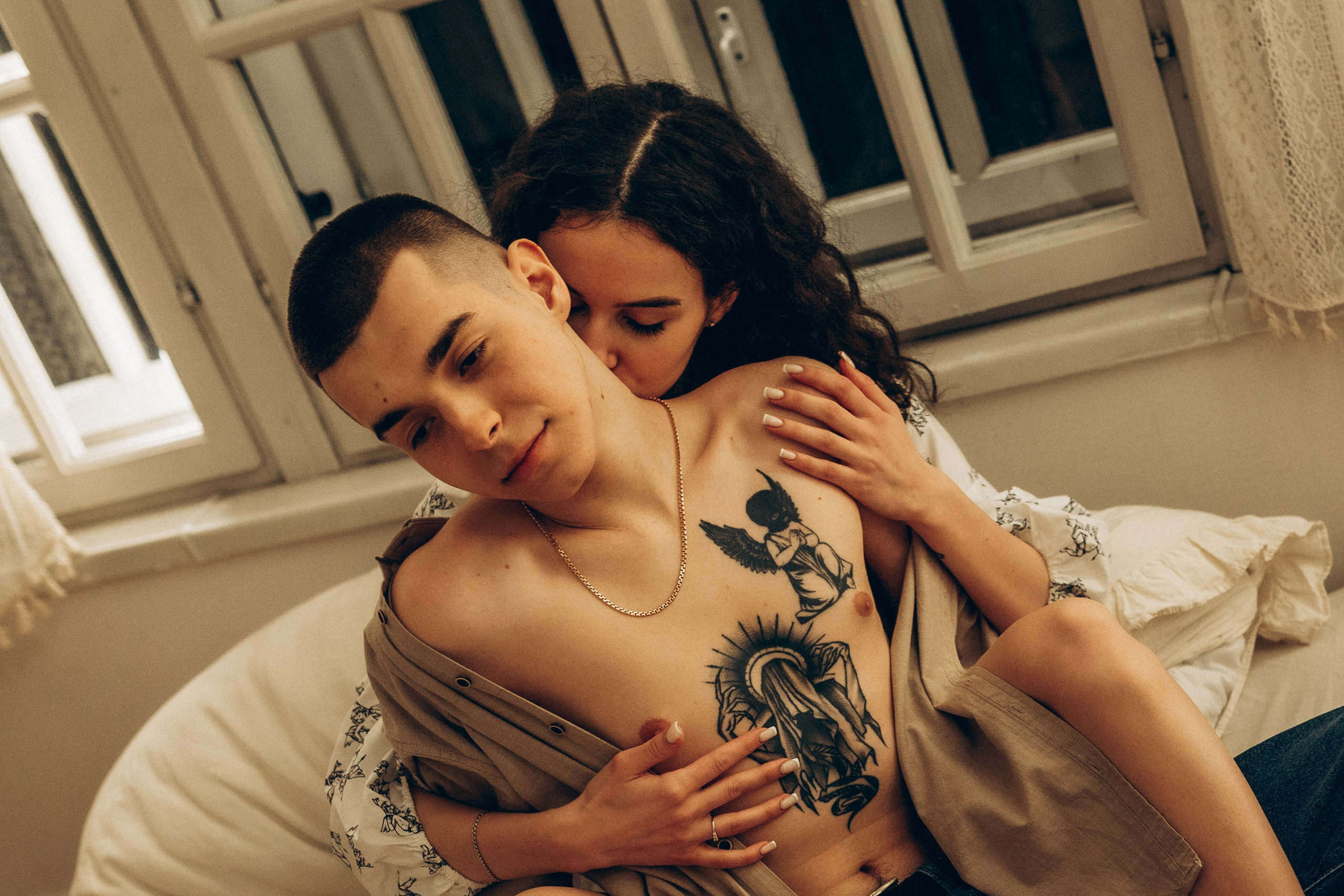 LoveStory Никита и Лиза в студии. Фотограф Санкт-Петербург Князева Елизавета