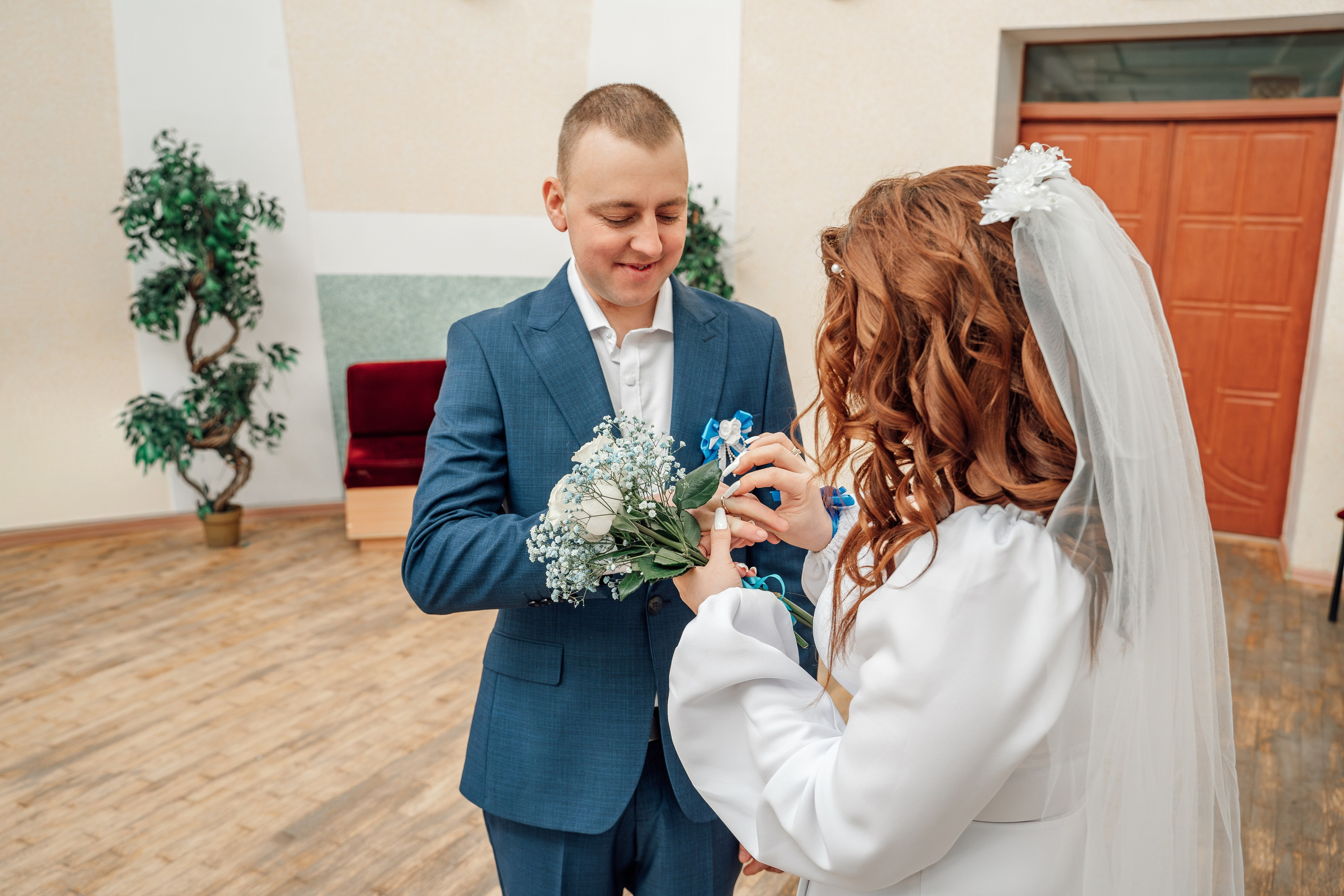 Зимняя свадьба Алексея и Марины. Фотограф Юлия Паськова, город Бирюч