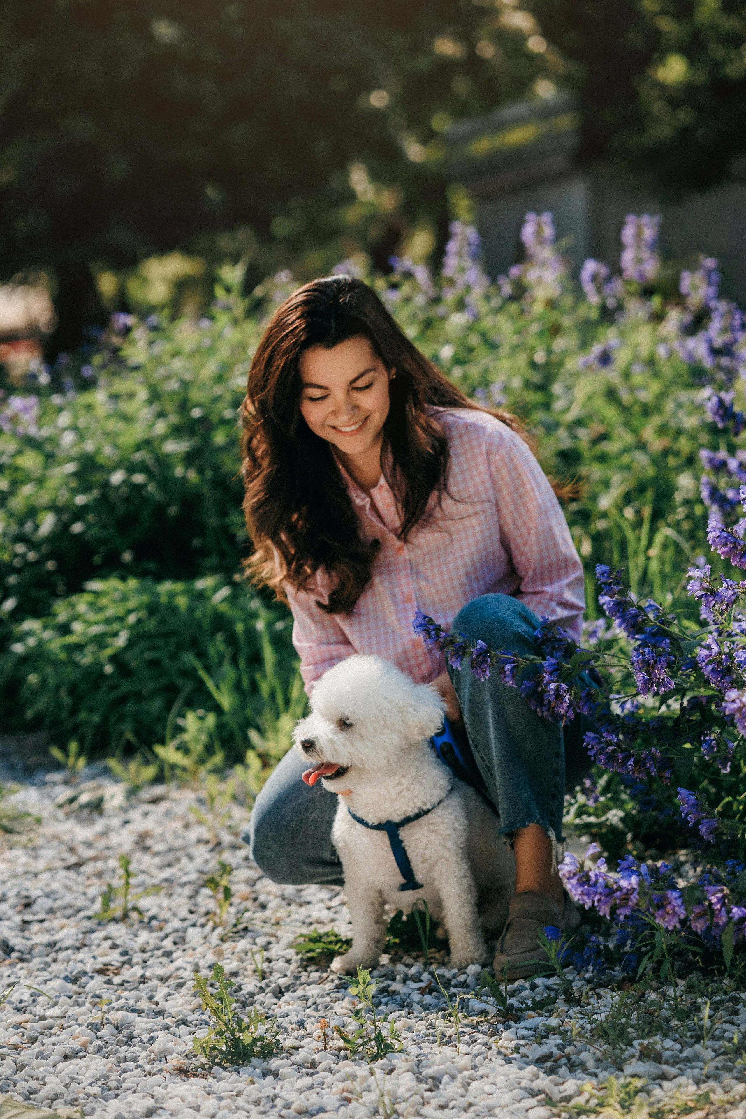 Марина, Данил и Бруно. Фотограф-анималист Елена Радченко, Москва