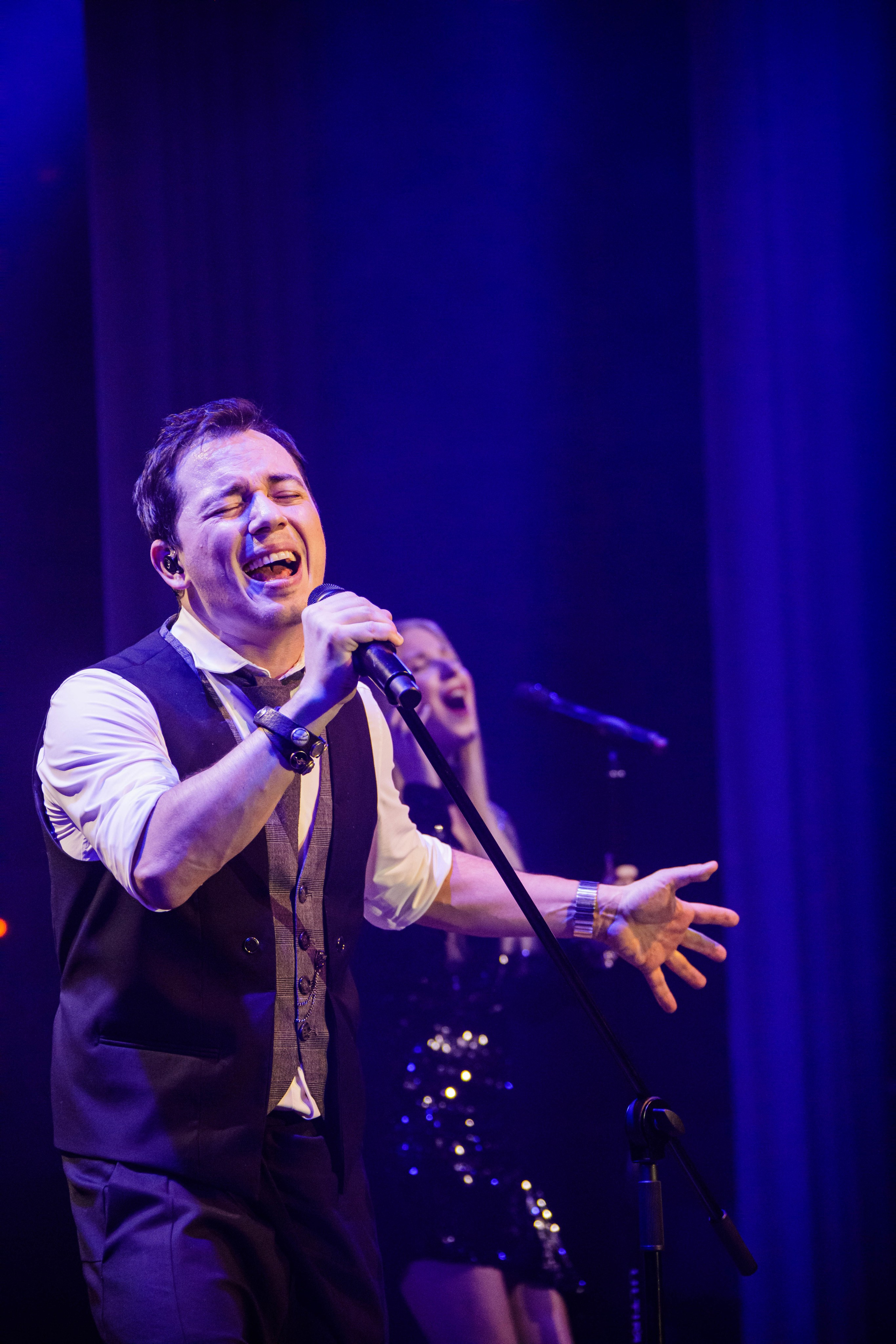 Концертное. ЧБ Фотограф Ольга Лесли