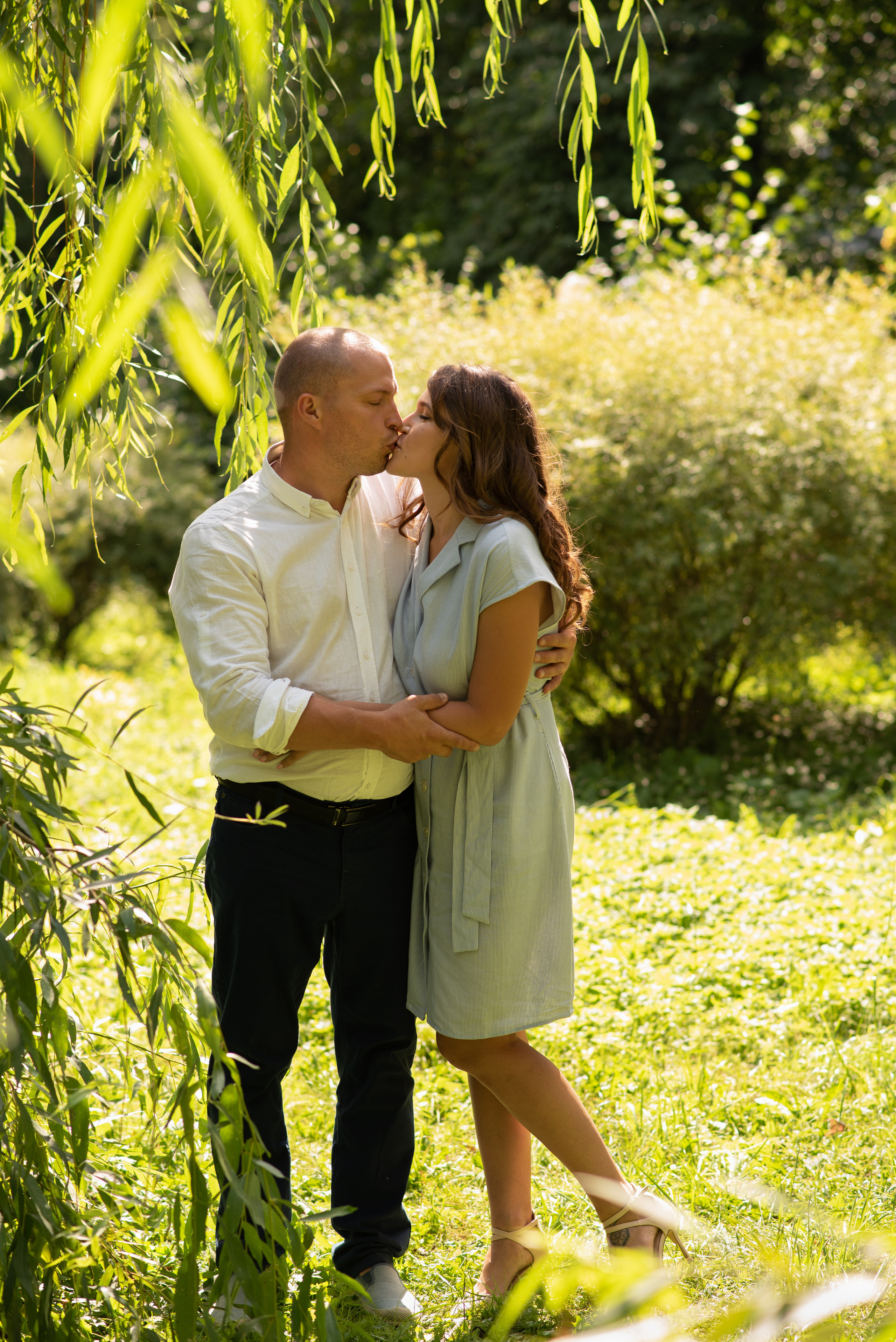 Семейная фотосессия в парке для Леонида и Александры. Анна Боровикова, фотограф Пушкино