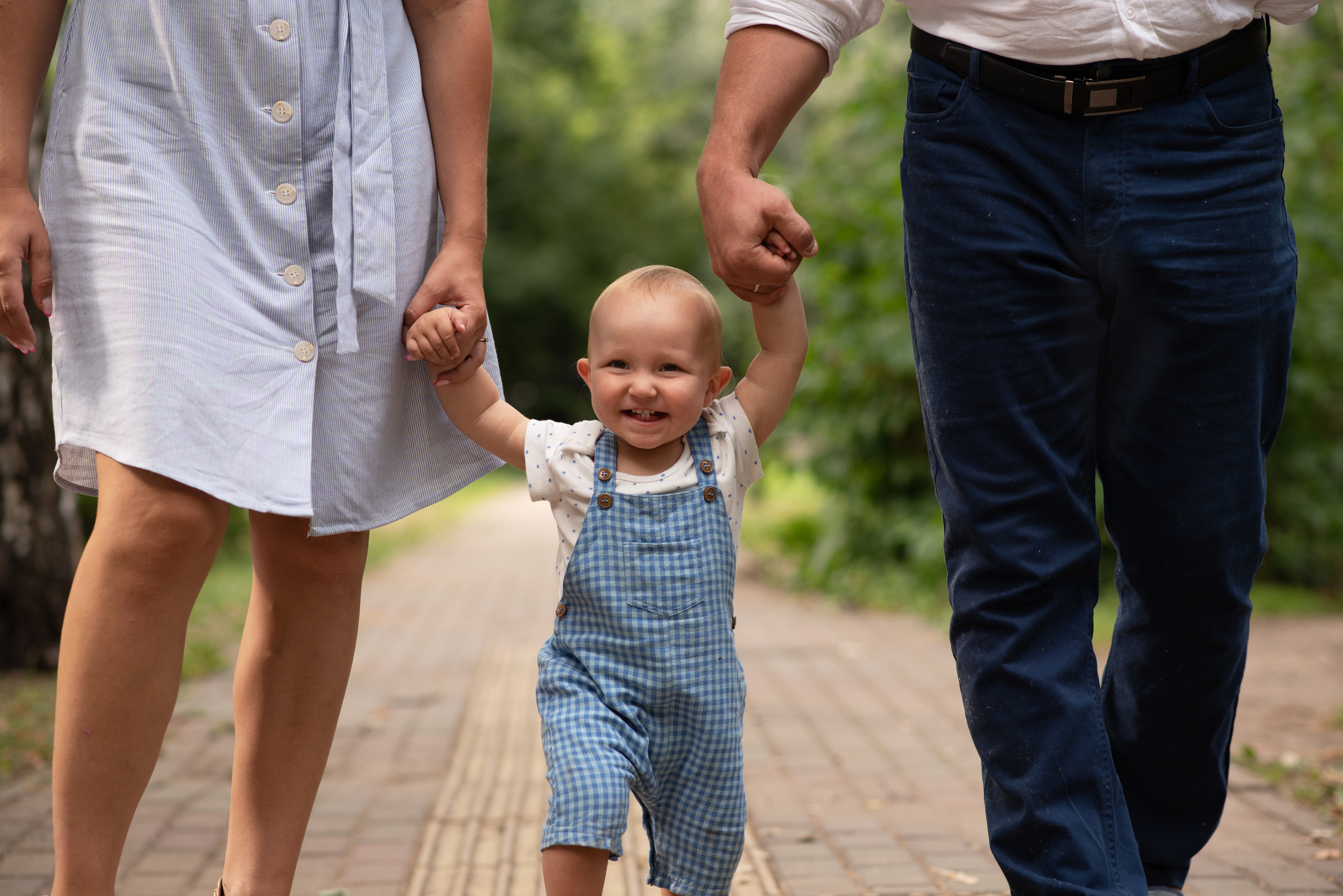 Семейная фотосессия в парке для Леонида и Александры. Анна Боровикова, фотограф Пушкино