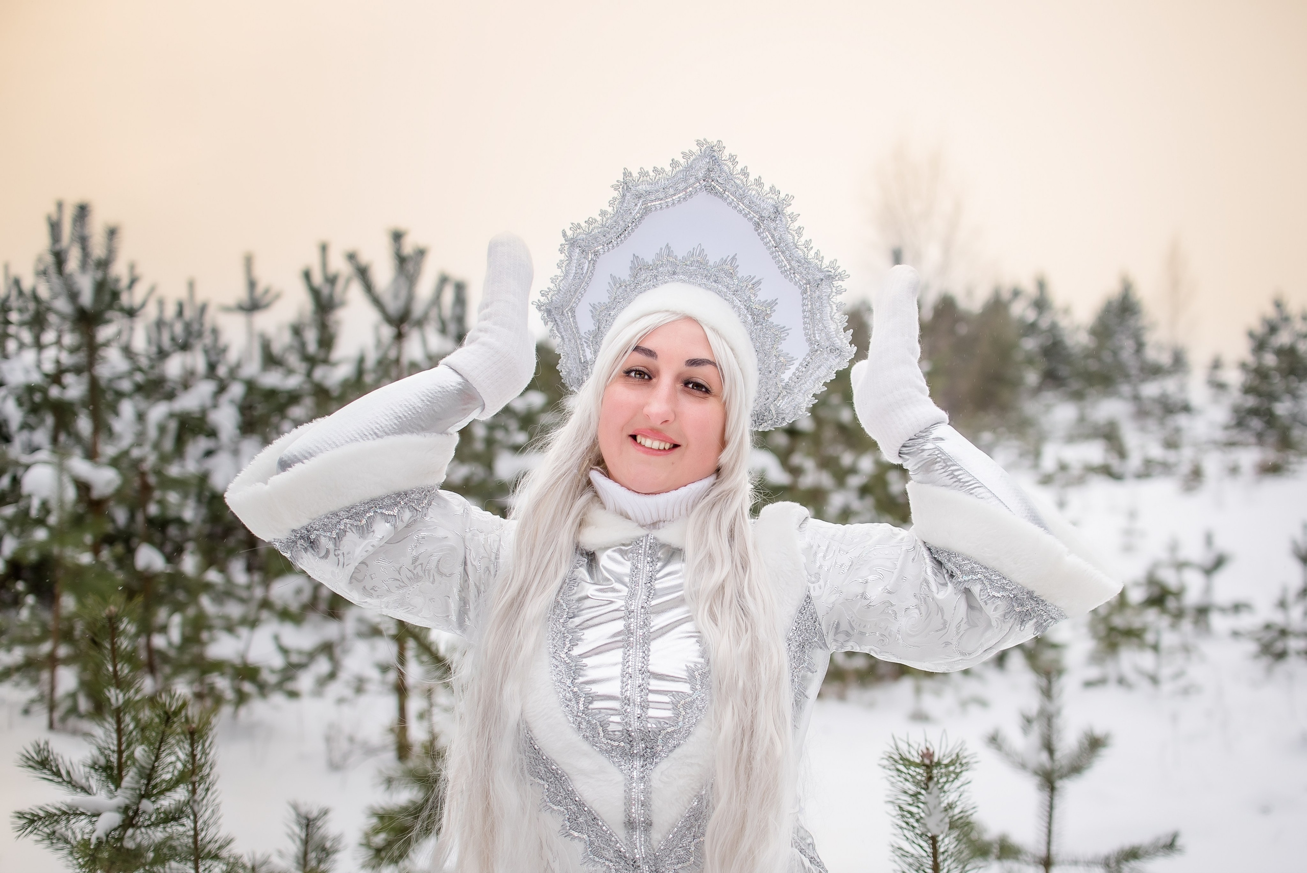 Дед Мороз и Снегурочка на фотосессии. Фотограф Макс Огурцов в Нижнем Новгороде