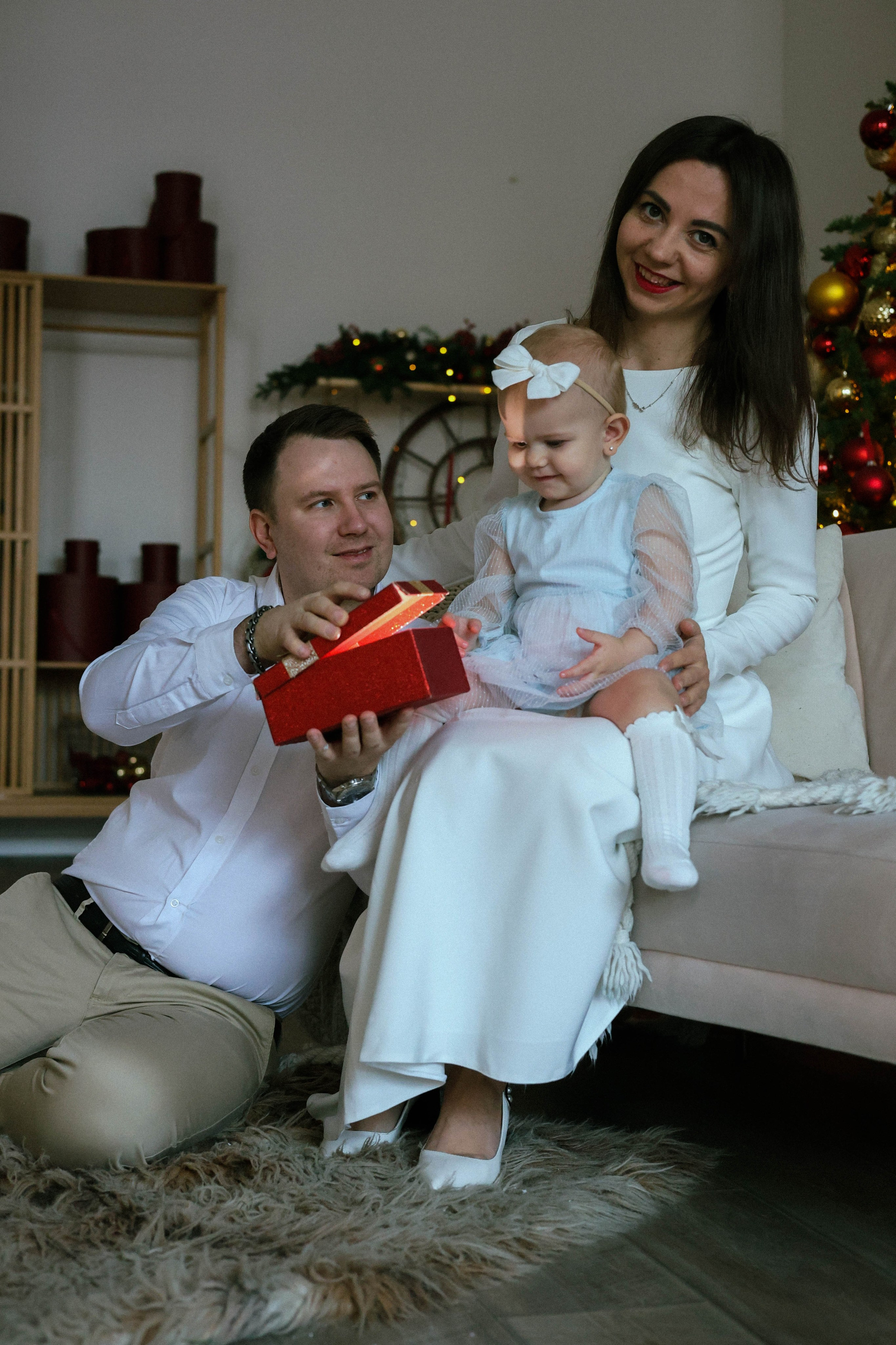 Новогодняя история «Ирина и ее семья». Фотограф в Москве Анастасия Калинина