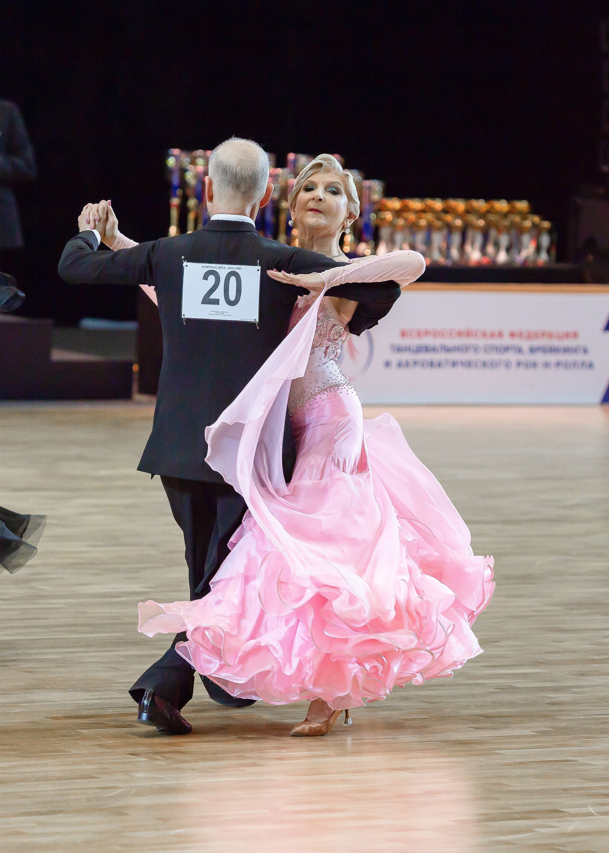 Соревнования по танцевальному спорту «В ритмах лета 2024». Сеньоры. Репортажный фотограф в Москве