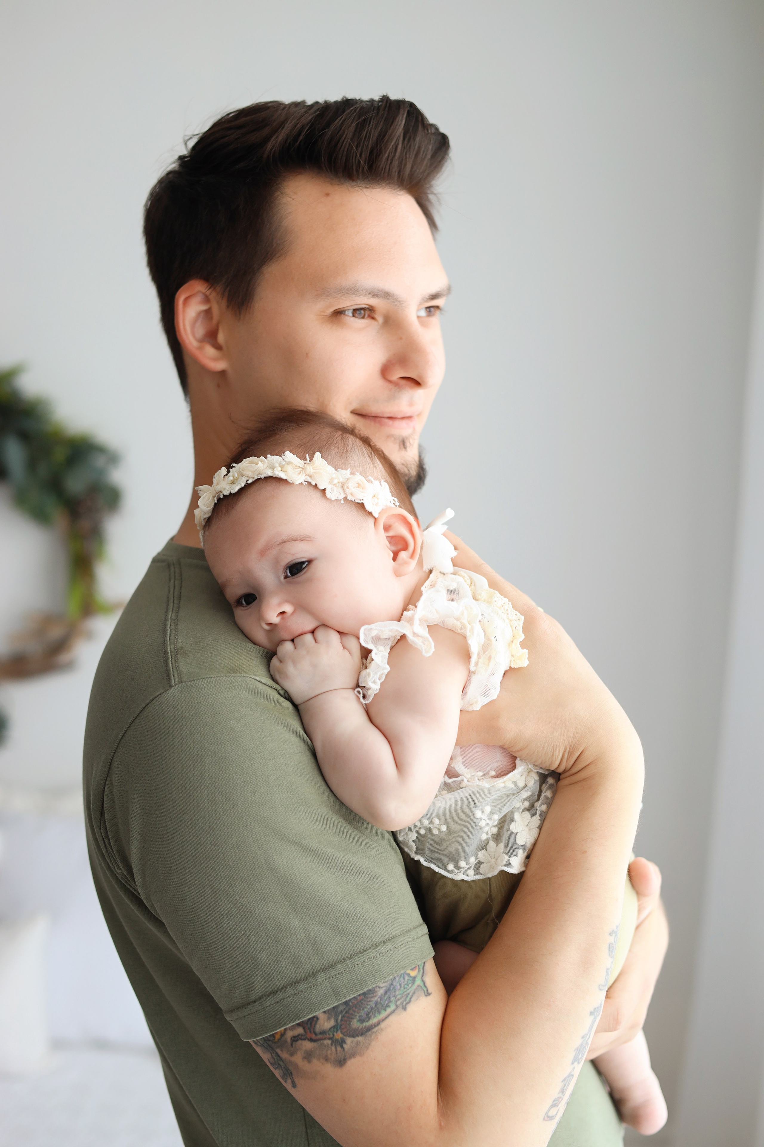 Фотосессия Василисы в студии в Бутово. Фотограф новорожденных Москва. Ньюборн фотограф Москва