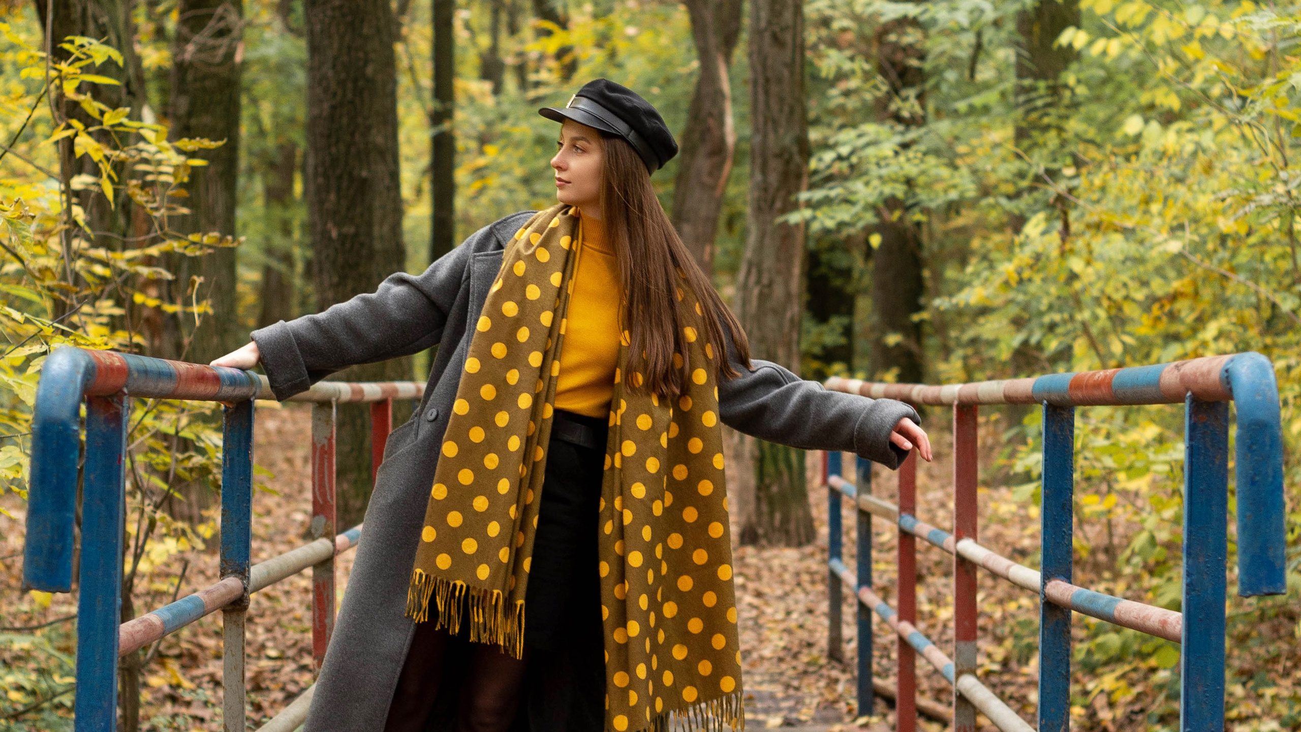 Екатерина осенью в роще. Нечехова Виктория