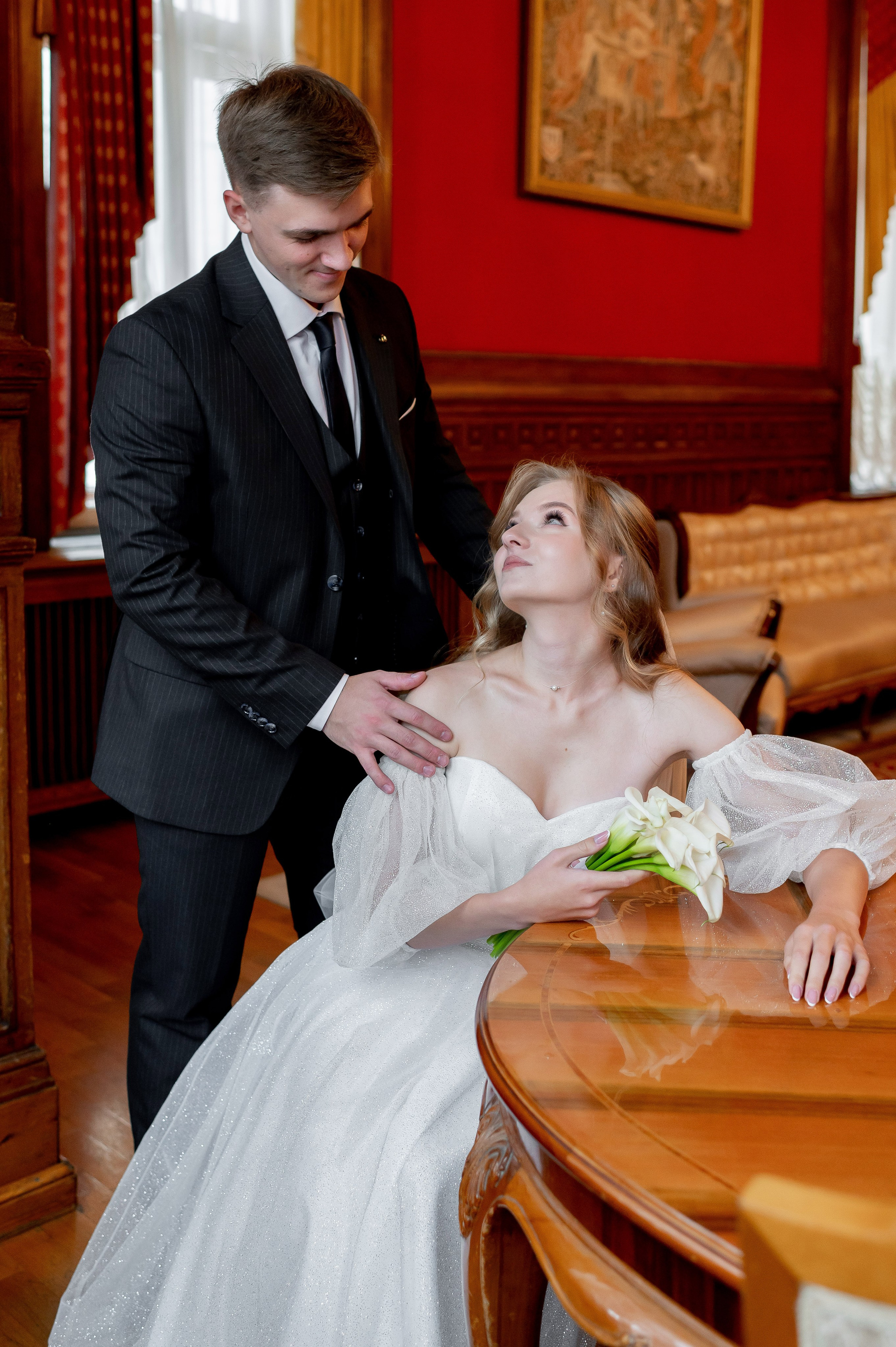 Анастасия и Михаил (Второй Дворец Бракосочетания на Фурштатской улице 52, фотосессия в Таврическом парке). Портретный, семейный и свадебный фотограф в Санкт-Петербурге и в Пушкине Ширяев Денис