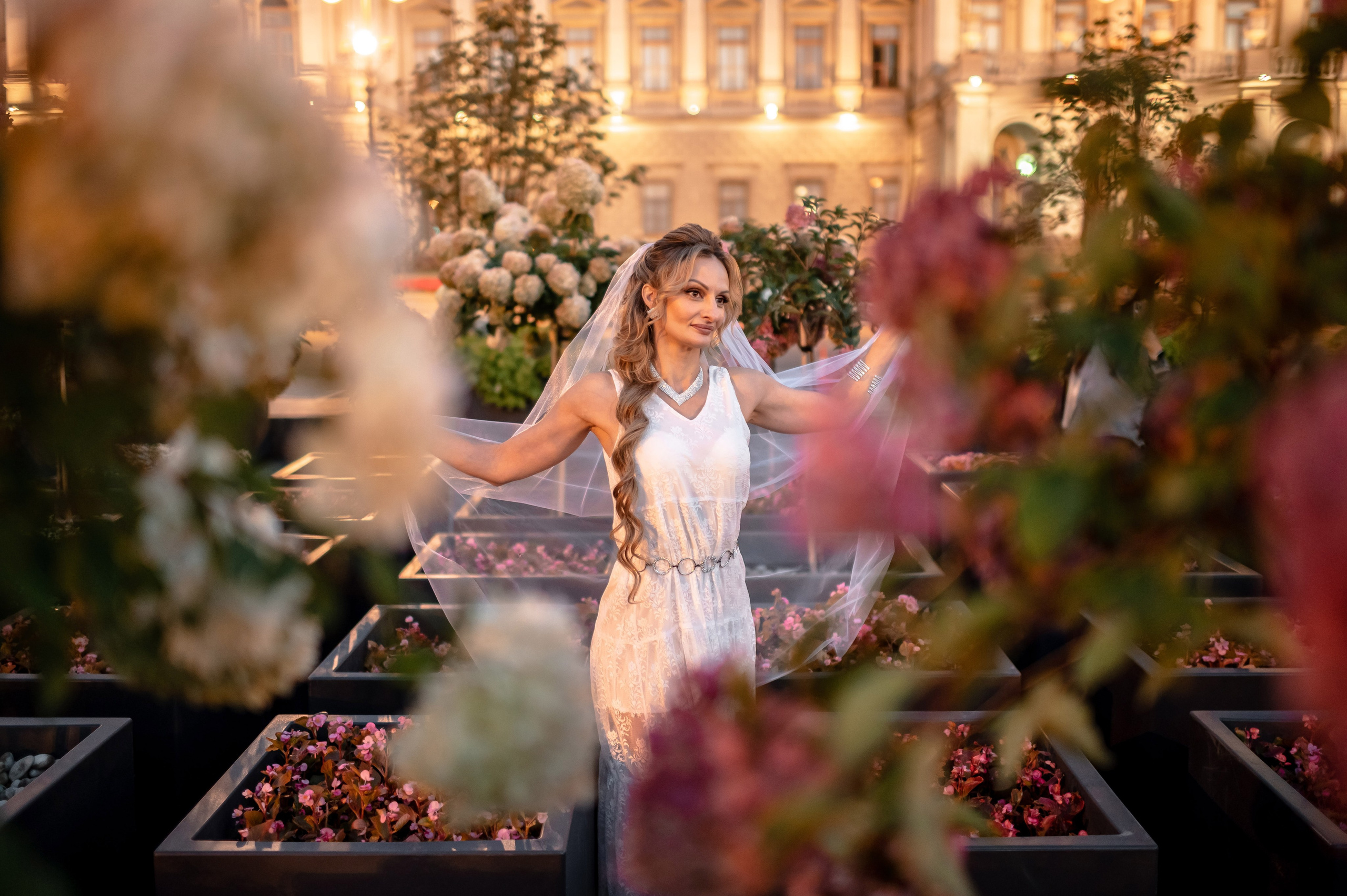 Екатерина и Андрей (свадебная фотосессия в вечернем Петербурге). Портретный, семейный и свадебный фотограф в Санкт-Петербурге и в Пушкине Ширяев Денис