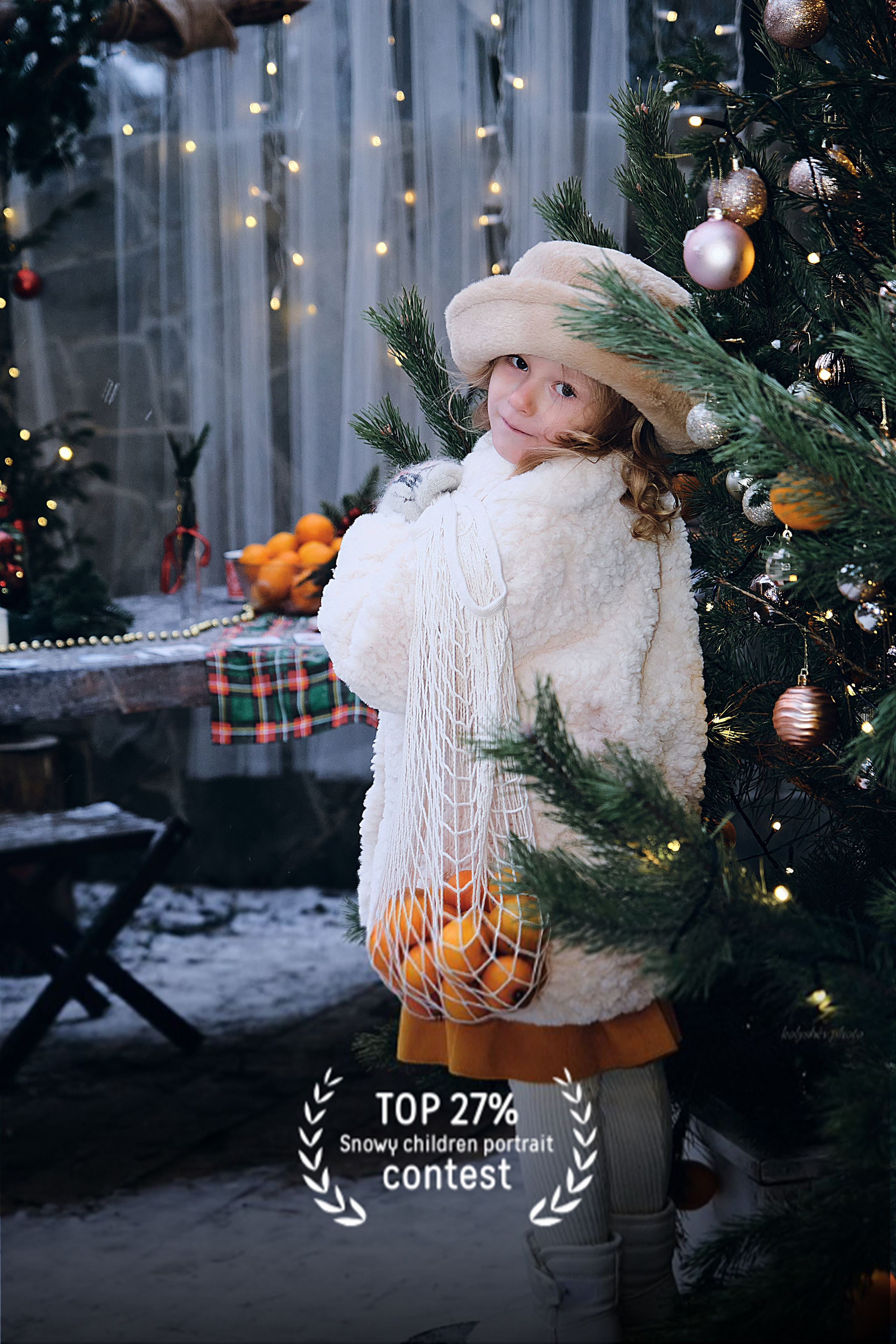 Фото тематического конкурса 35 awards Зимний детский портрет фотограф Колышева Виктория