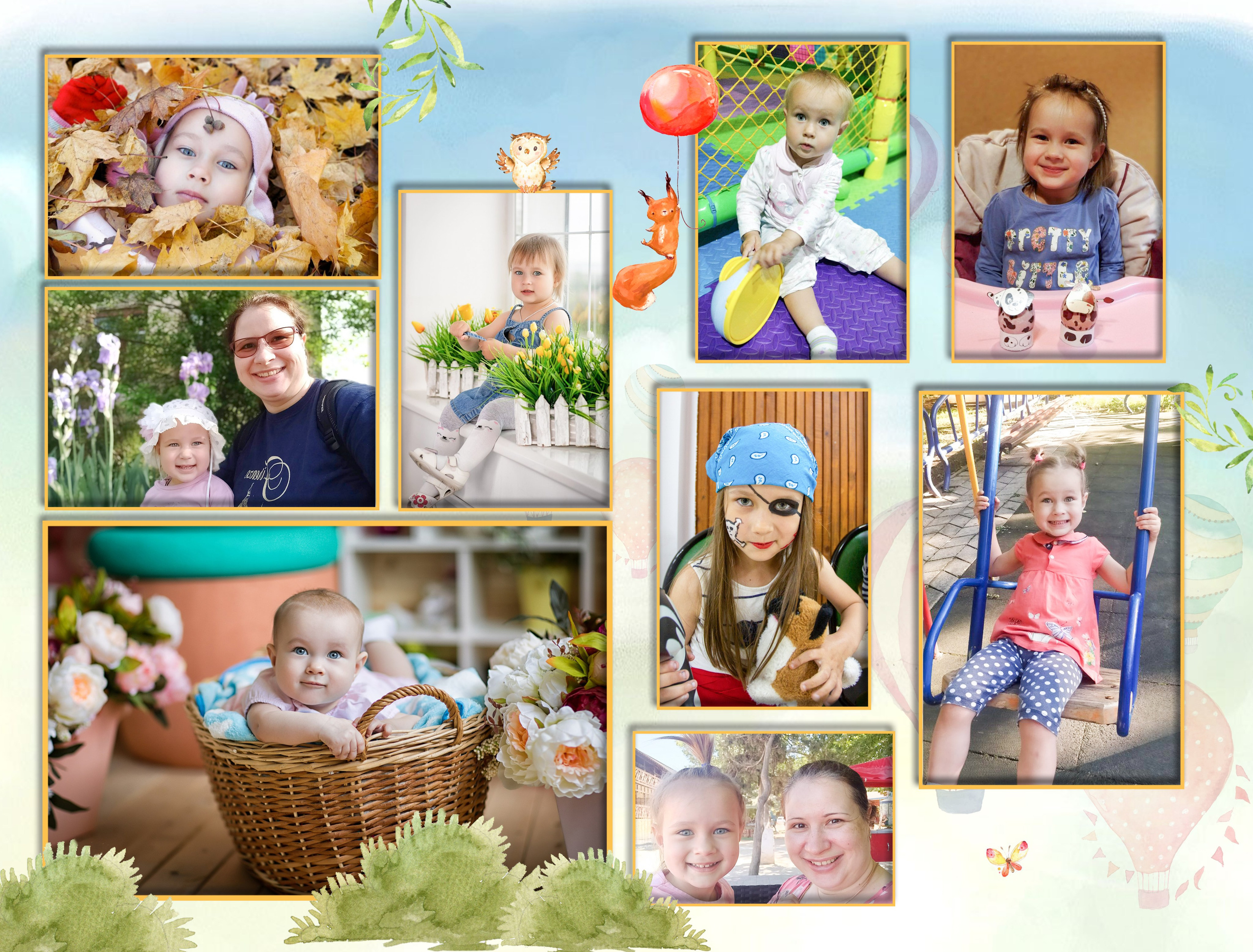 ДС на 10 разворотов индивидуальй. Семейный и индивидуальный фотограф в Химках и Москве