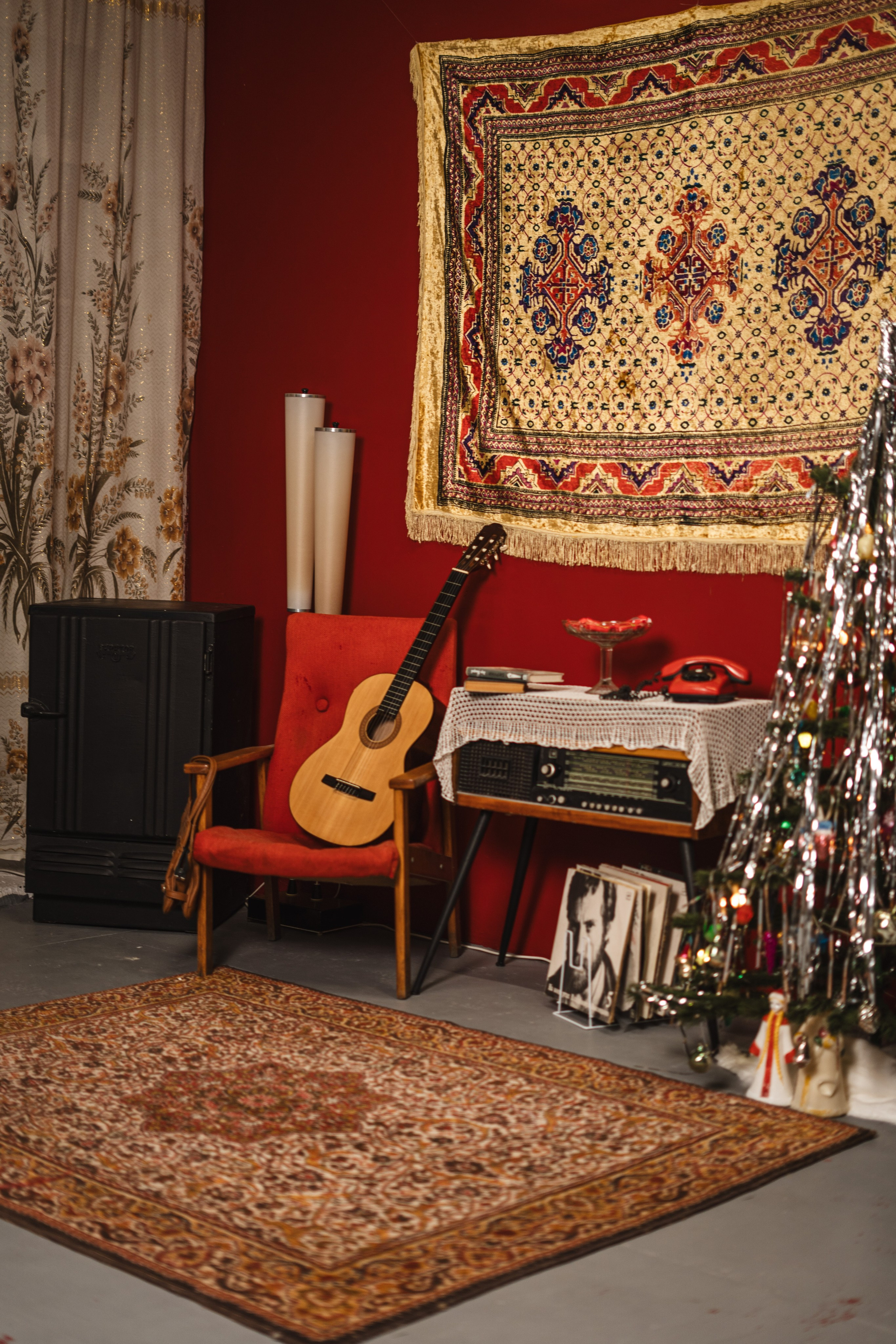 Фотостудия "Импульс" Саратов новогодняя фотосессия ретро