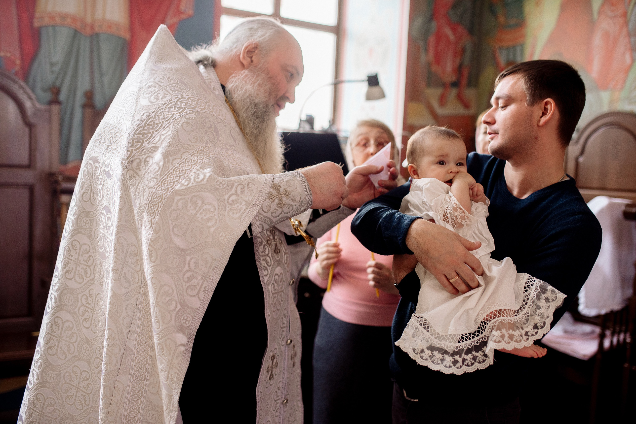 Крещение Алисы. Фотограф Мария Стрелкова