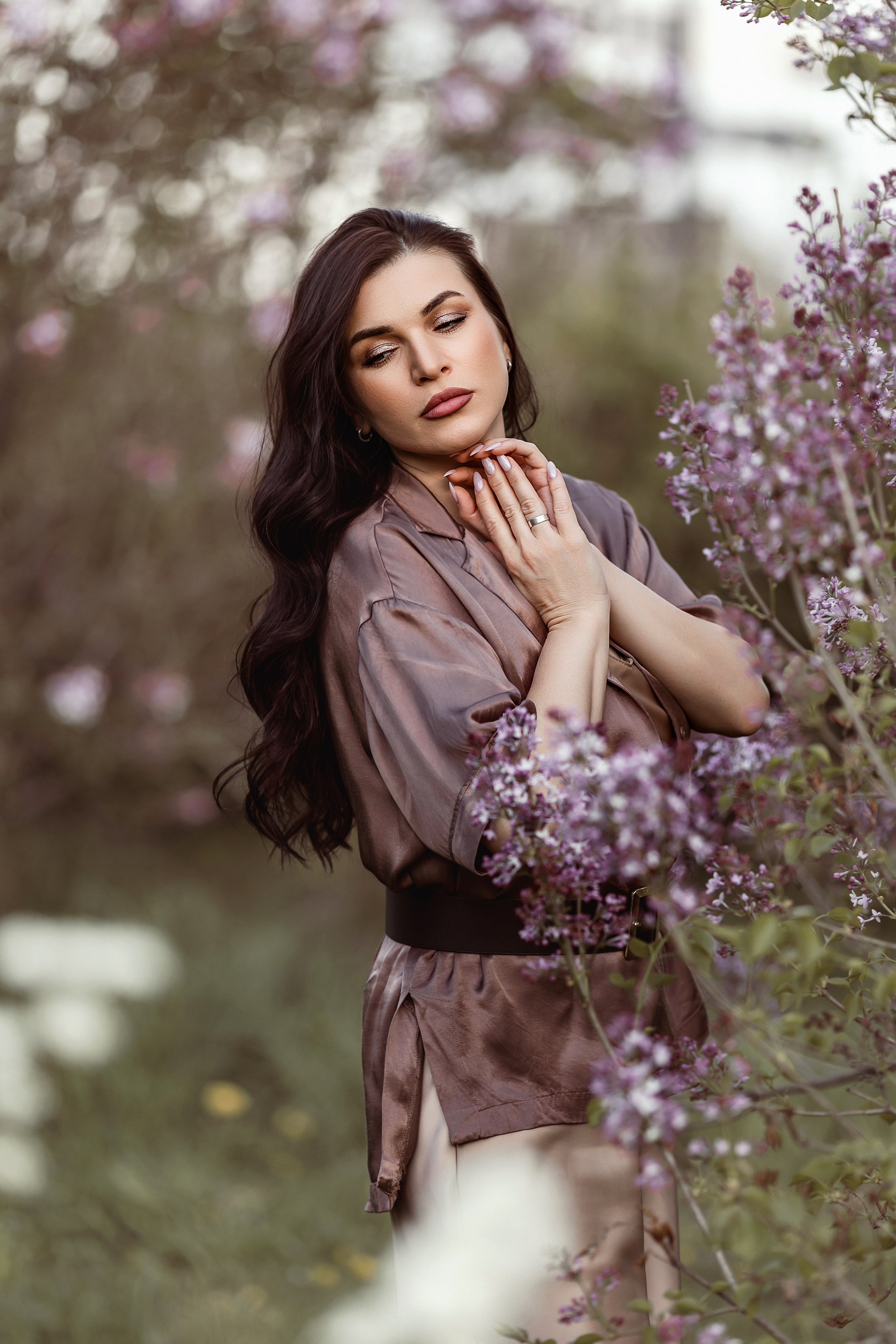 Съёмка в цветущих садах. Детский и семейный фотограф Елена Воропаева