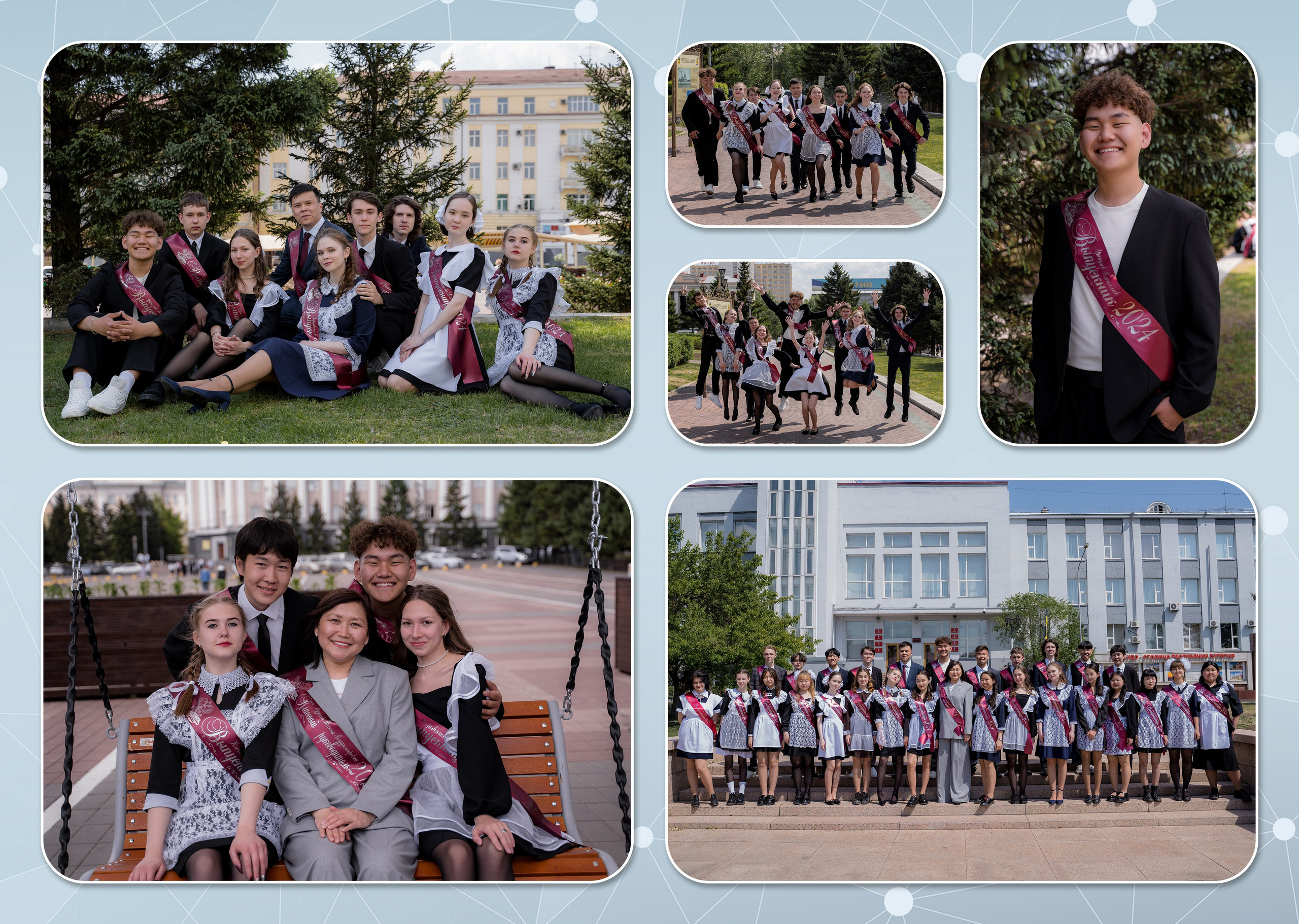 Выпускные альбомы премиум класса. Фотостудия Малина в городе Улан-Удэ. Фотограф Ирина Жарникова