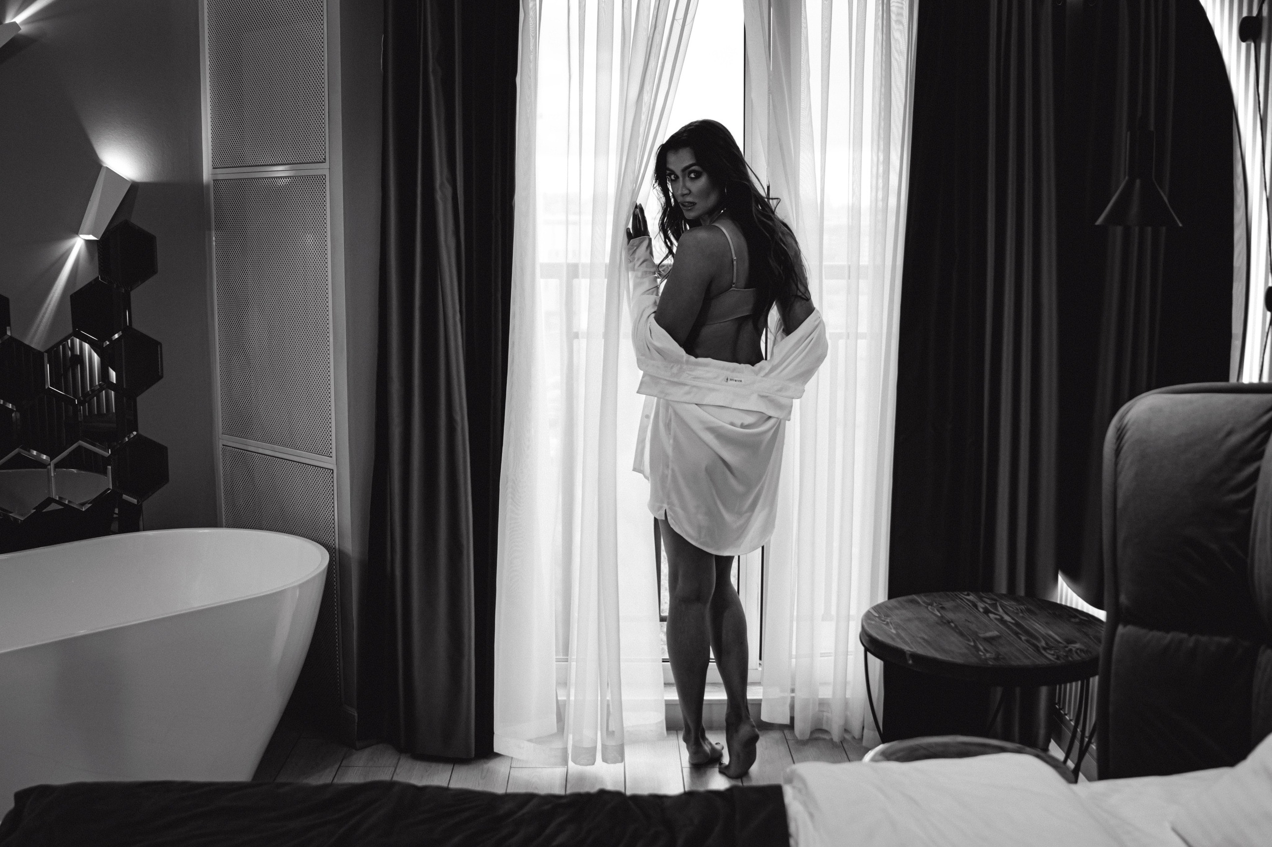 Татьяна Романчук, съёмка в апартотеле. Портретный фотограф в Санкт-Петербурге Дмитриева Наталия