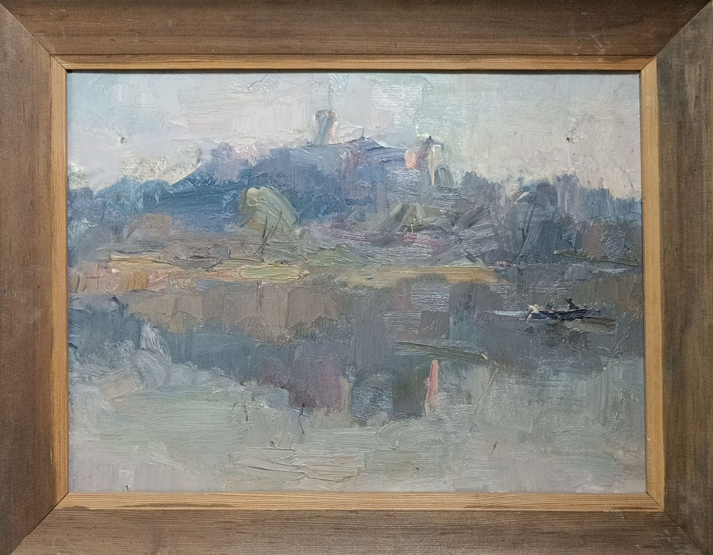 «Утро. Саввино-Сторожевский монастырь» 1958 год. Художник Величко Вадим Семёнович