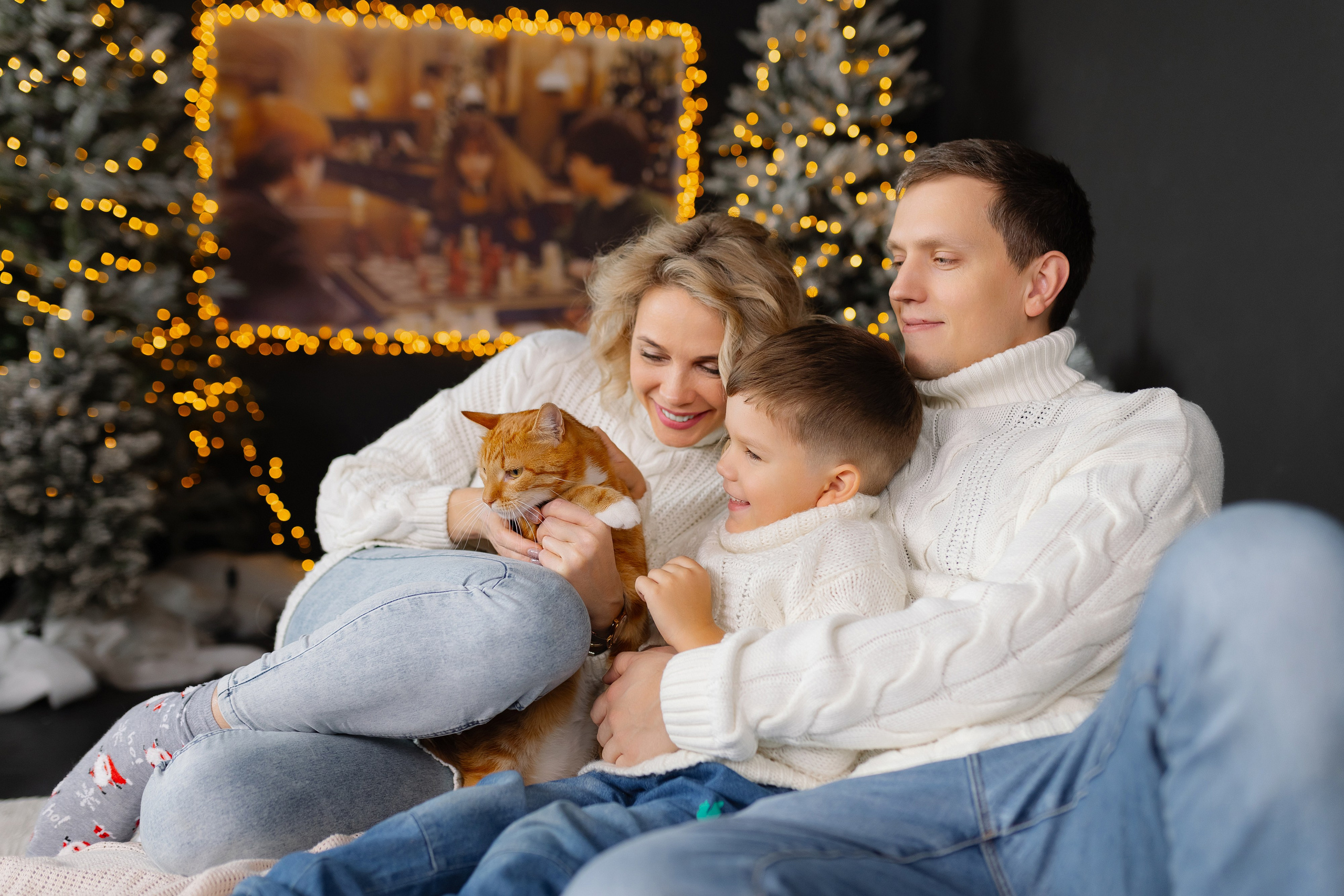Семейная новогодняя съемка. Свадебный фотограф в Минске/Беларуси Сергей Спиридонов