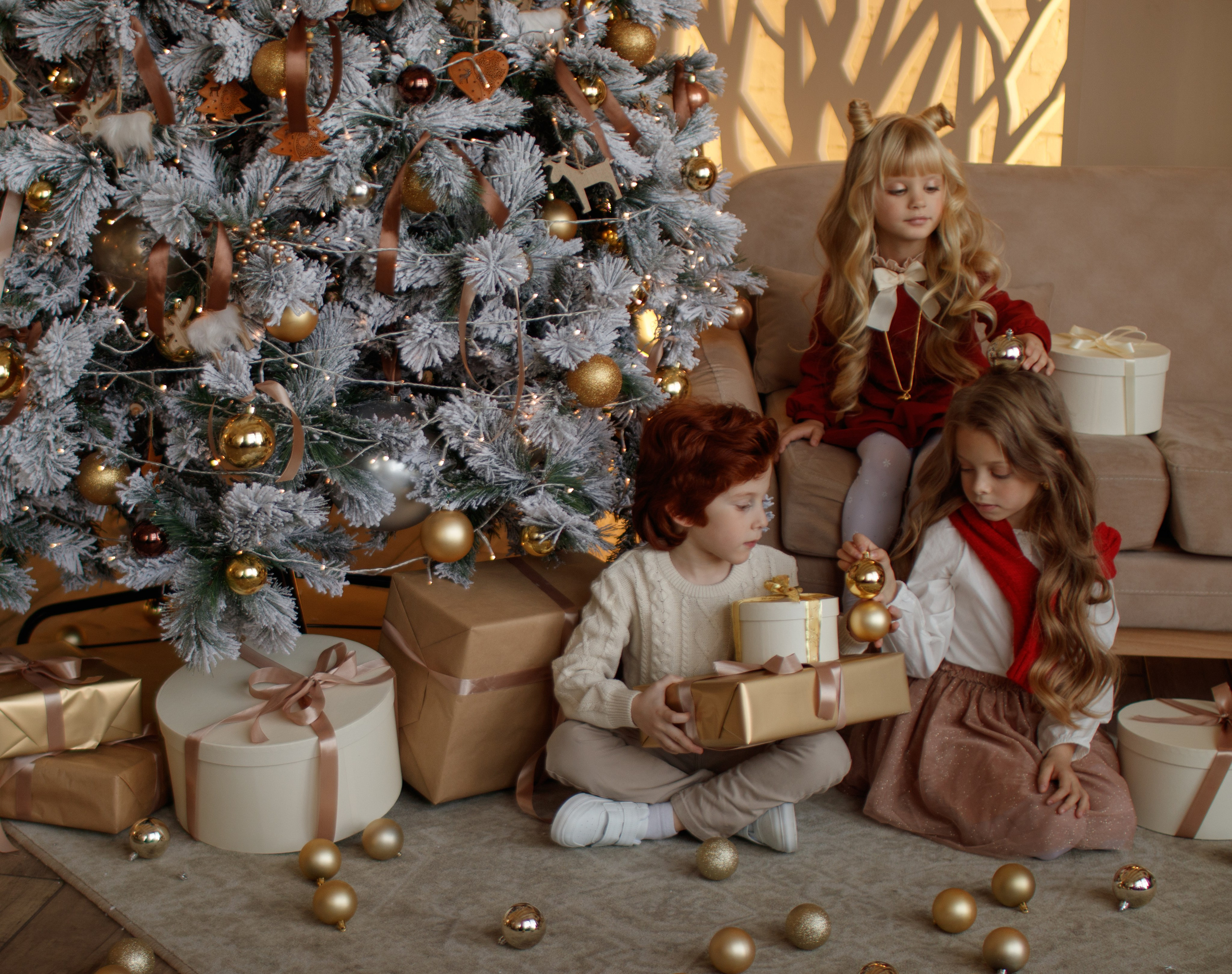 Новогодняя детская съёмка. Женский и семейный фотограф в Москве и Московской области Наталья Минт