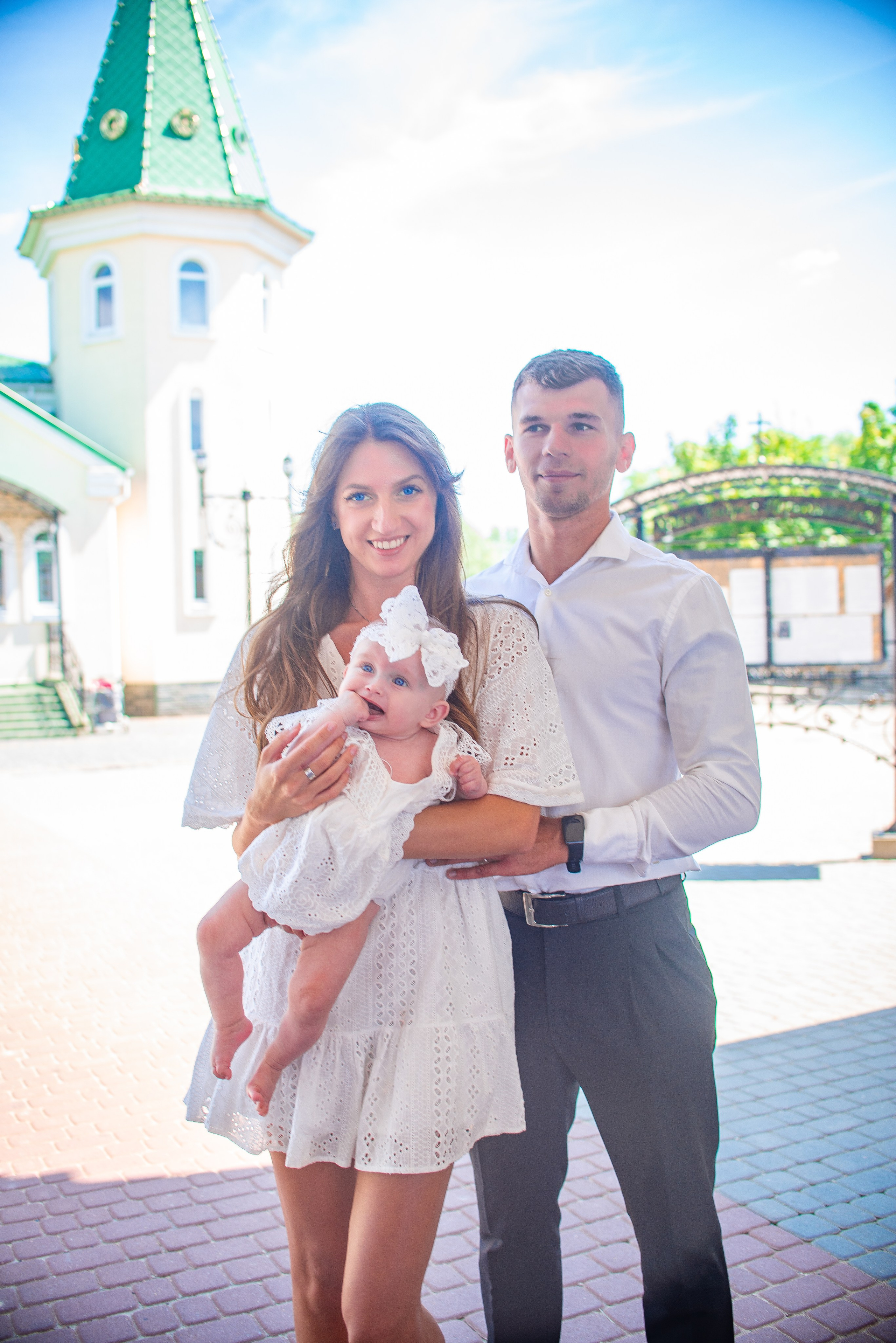 Крещение Есении в хр.Андрея Первозванного. Семейный фотограф на выписку из роддома и крещение Минск Настя Гришук