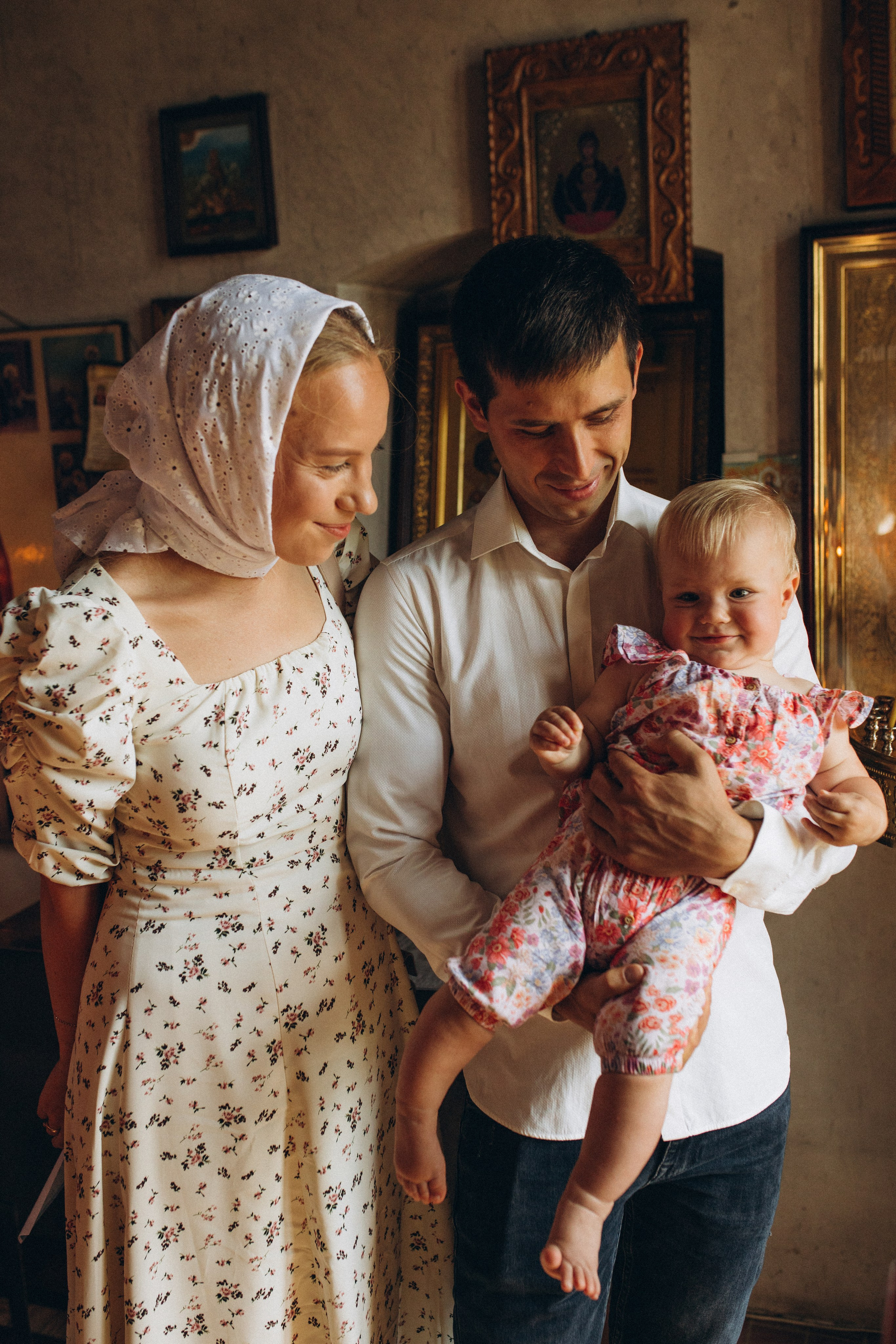 Крещение Марии. Семейный фотограф в Обнинске