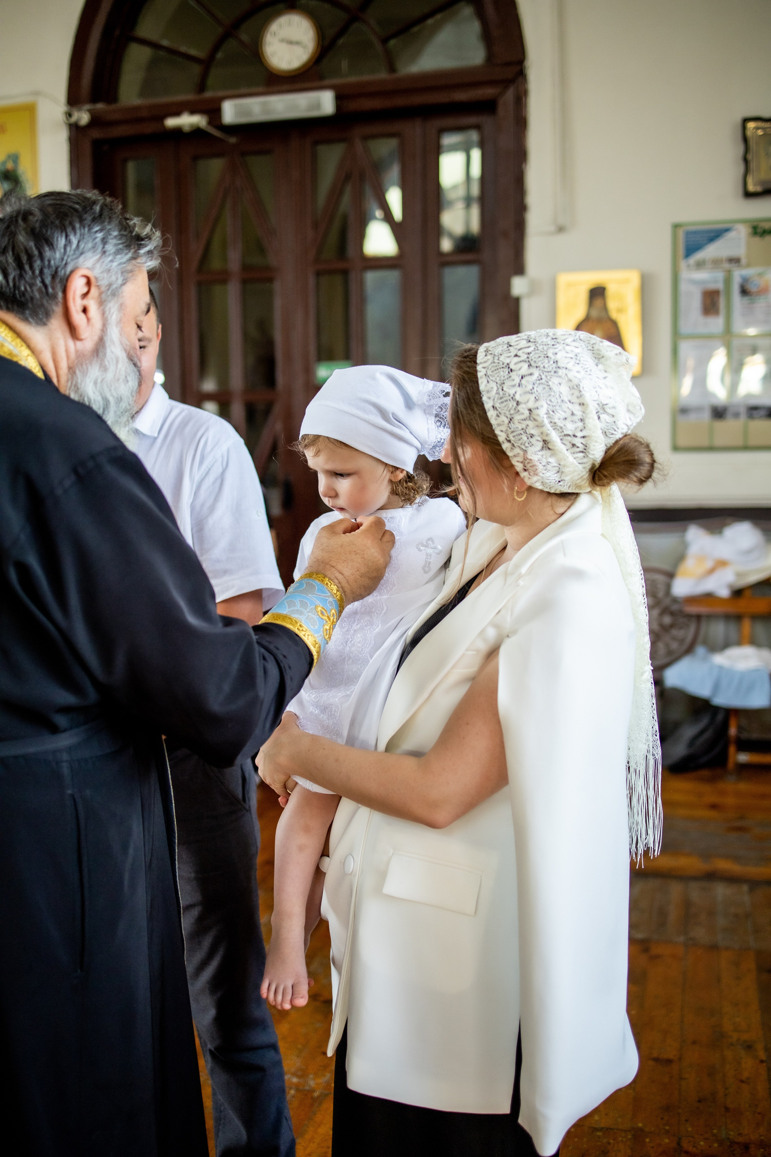 Таинство Крещения Евы, Арины и Дарьи. Фотограф Надежда Лукьянова