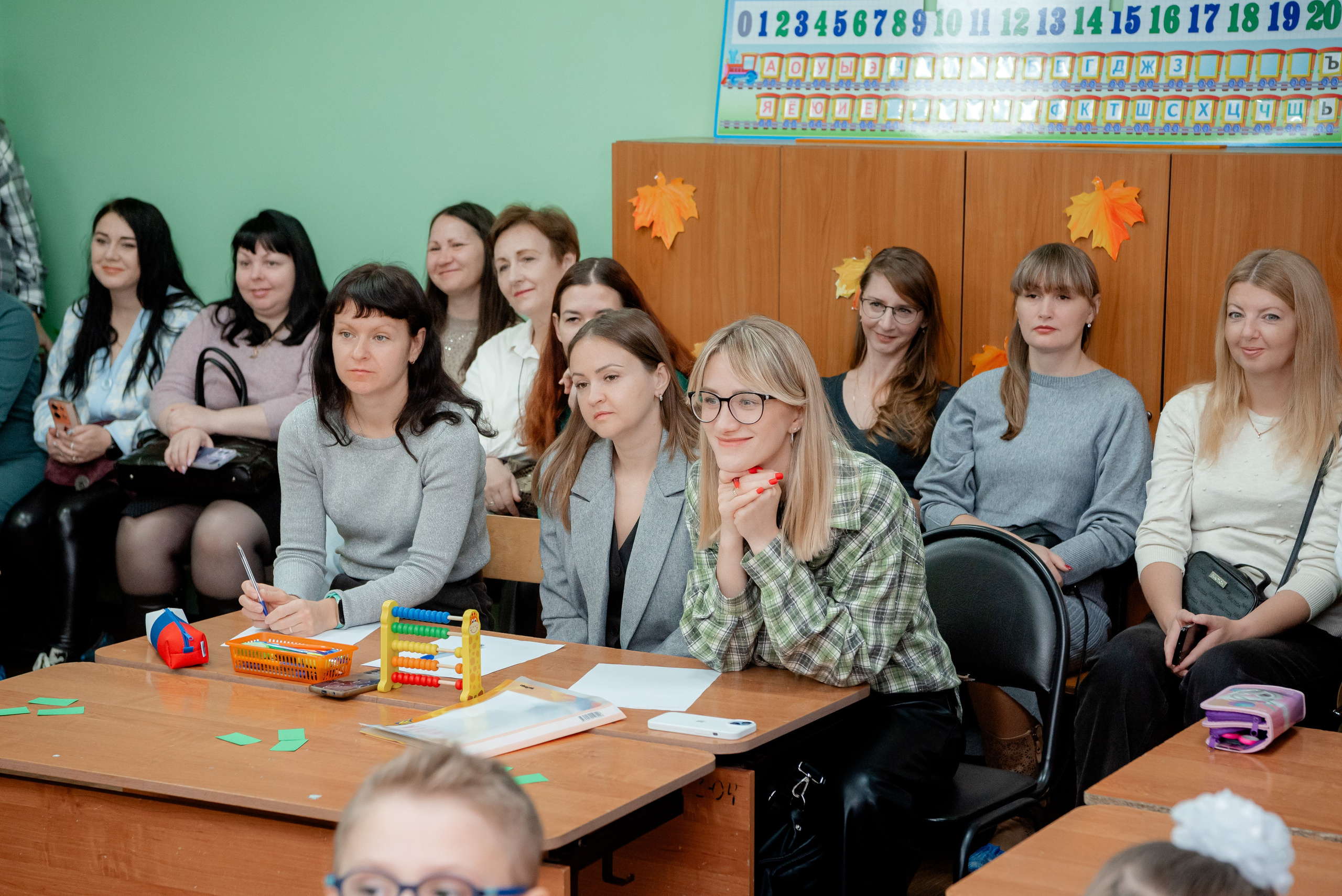 Открытый урок первоклашек в Школе. Фотограф в Волгограде и Волжском Александр Горбань