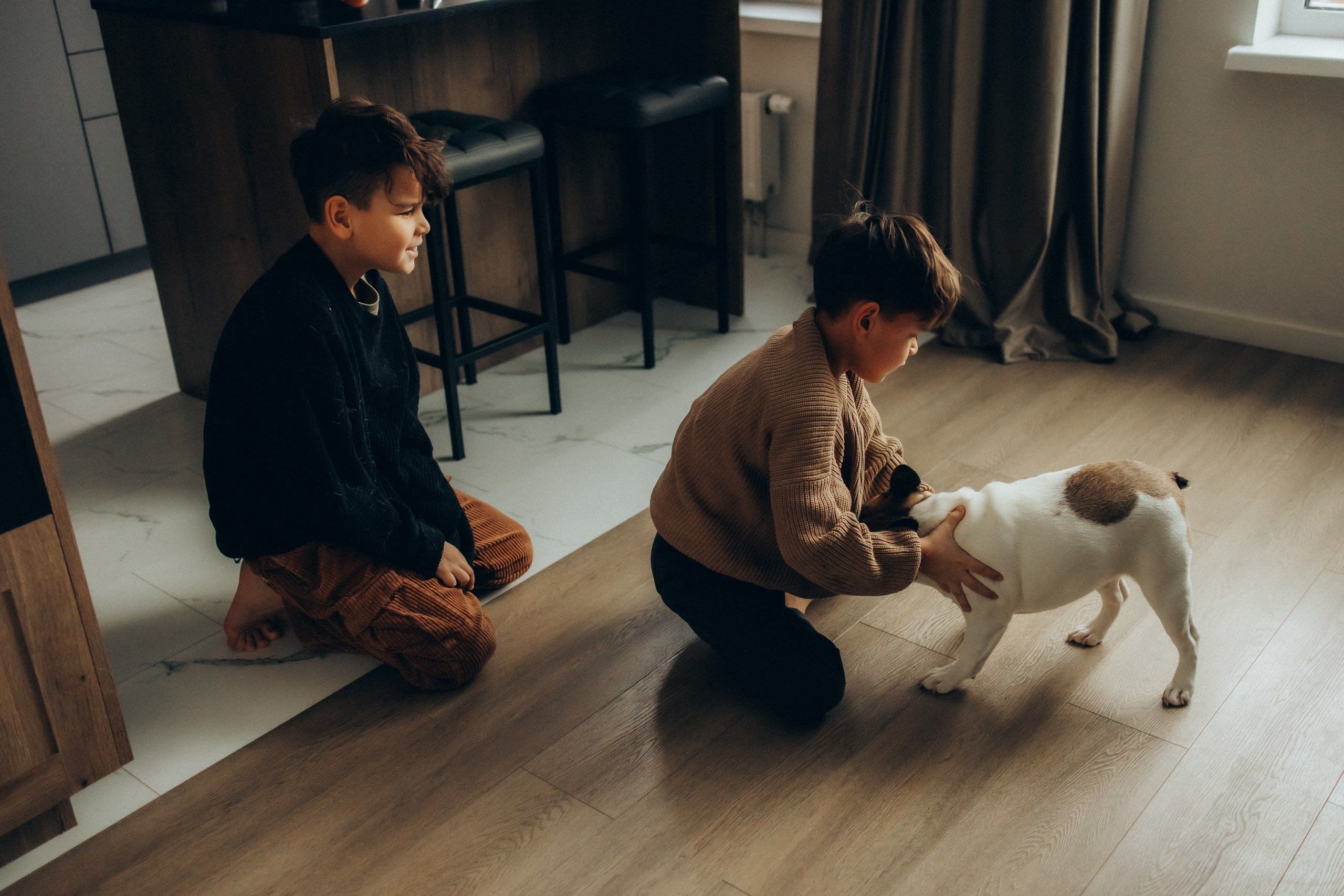 Руслан, Тимур и Луна. Семейный фотограф Москва