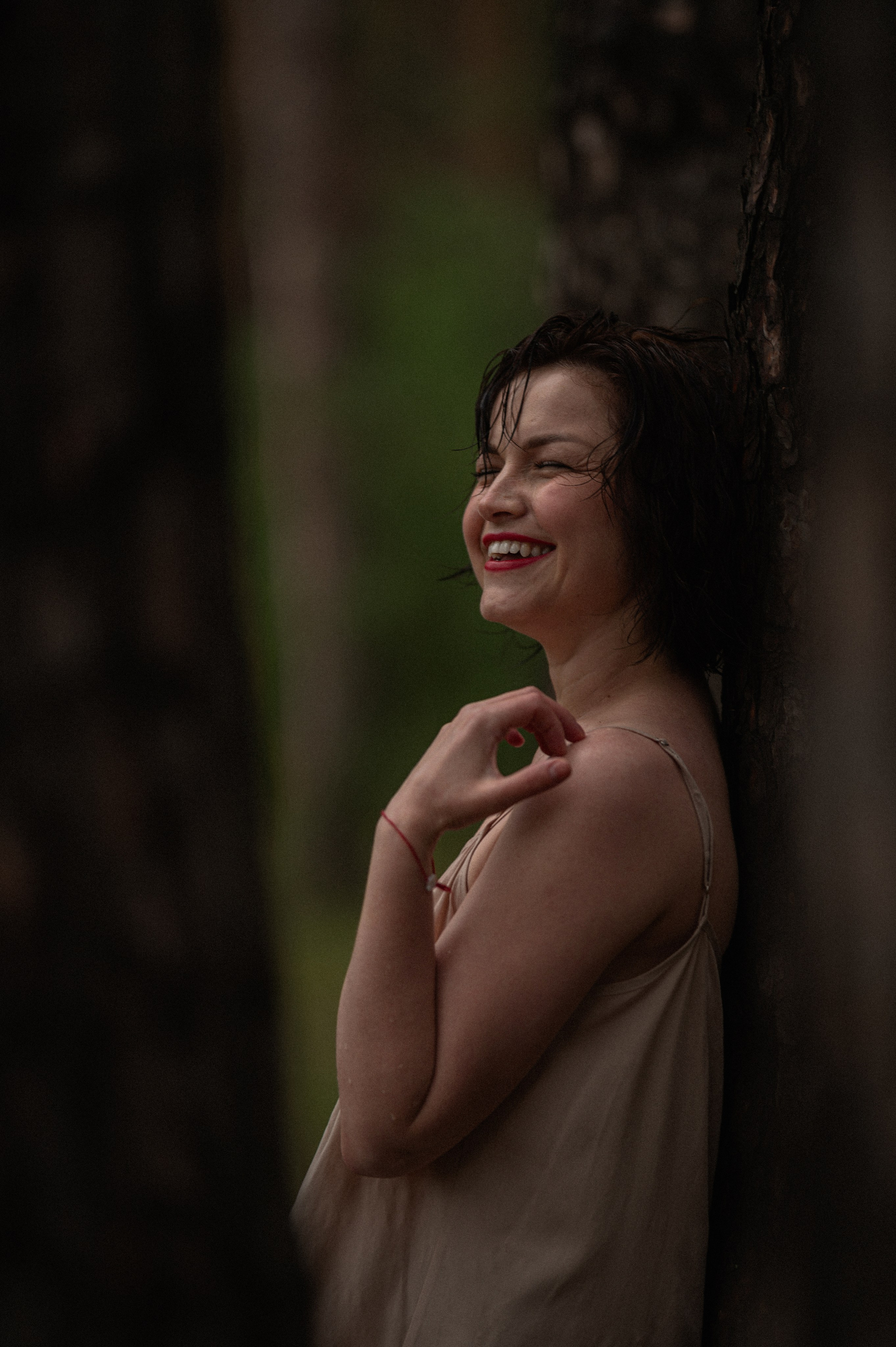 Съемка под дождем. Кристина. Семейный и детский фотограф в Шатках и Арзамасе Александра Магомедова