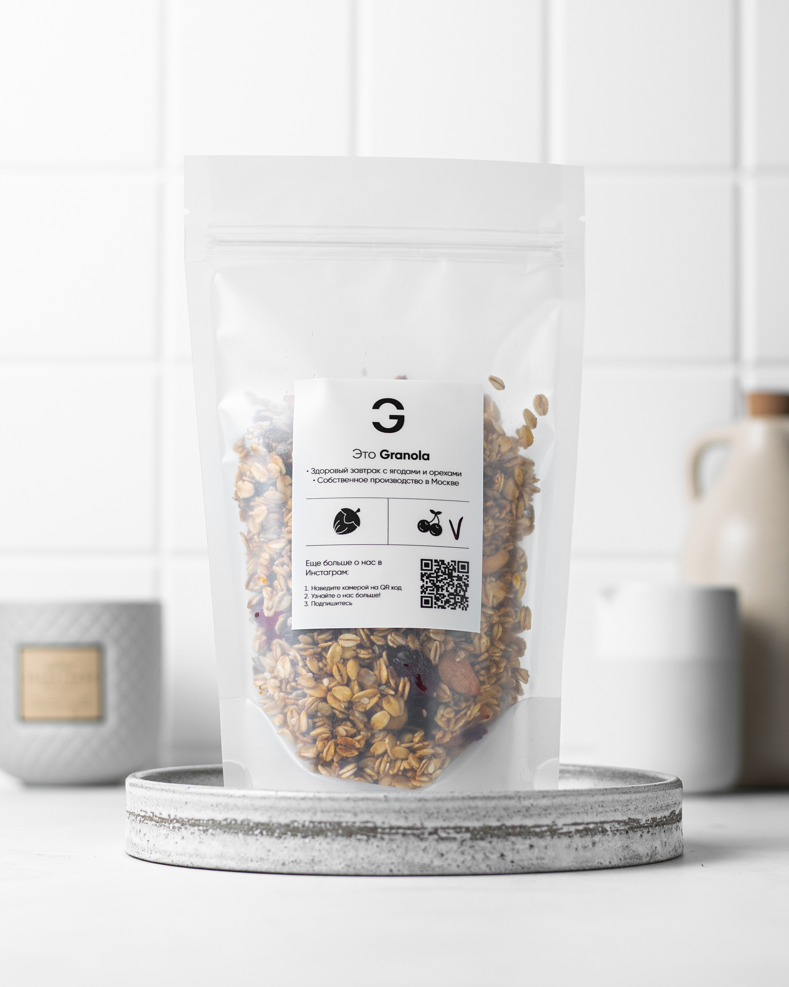 Фотографии гранолы для соц. сетей. Предметный и фуд-фотограф в Москве Мария Гладких