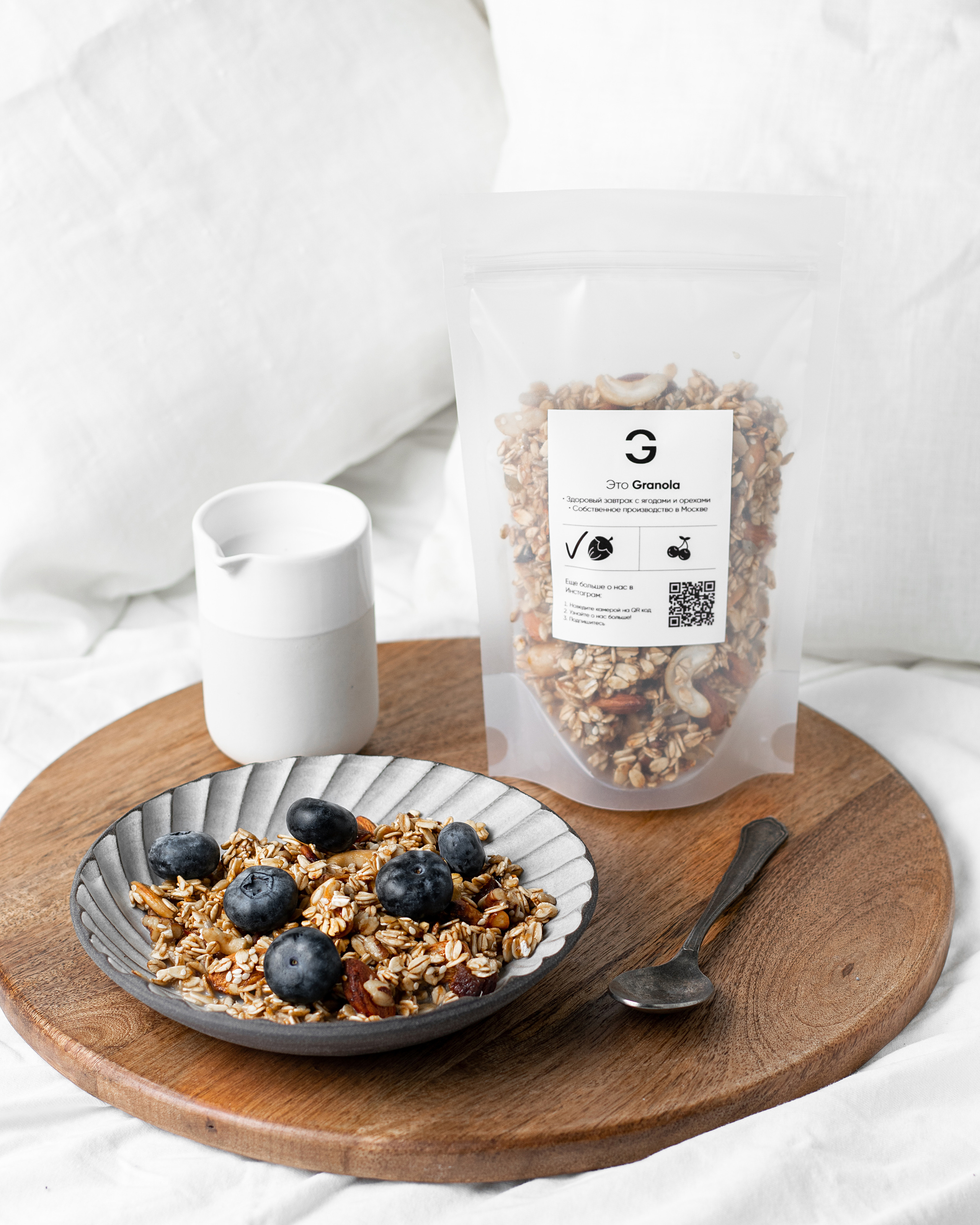 Фотографии гранолы для соц. сетей. Предметный и фуд-фотограф в Москве Мария Гладких