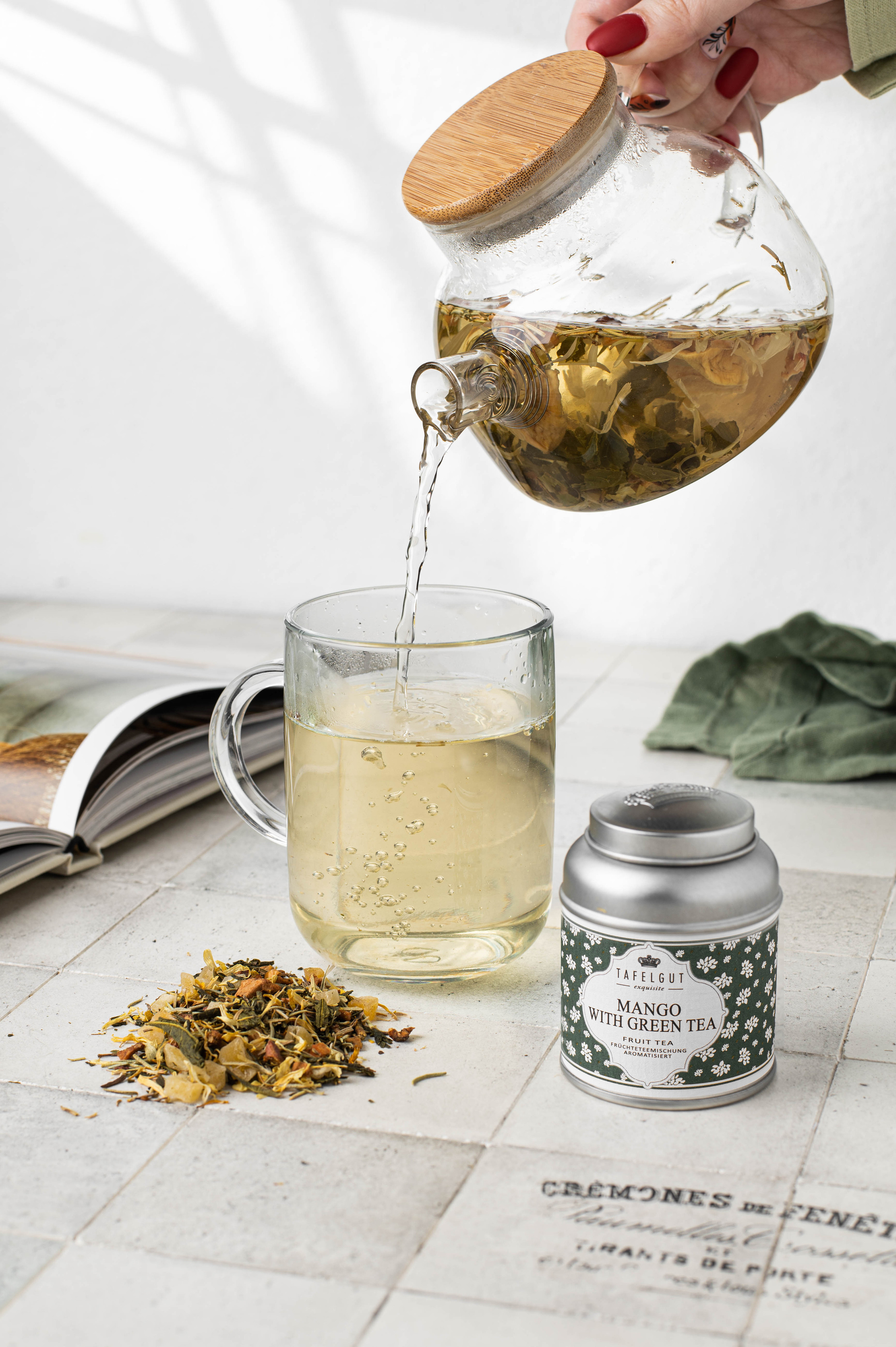 Фотографии немецкого чая для маркетплейсов, сайта, соц сетей. Предметный и фуд-фотограф в Москве Мария Гладких