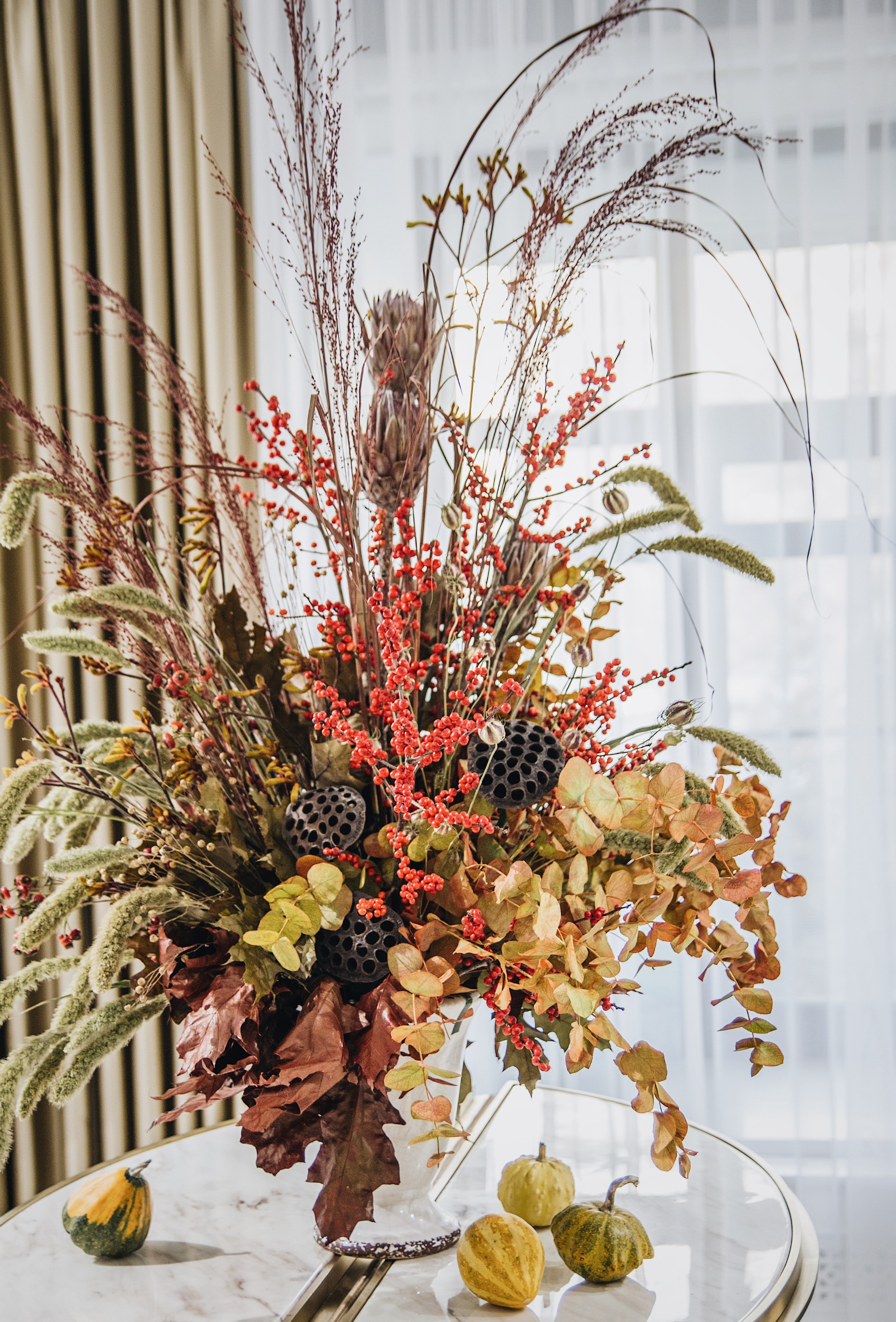 Осеннее оформление Посольство красоты 2021. Ксения Почтарь. Декоратор и флорист, город Владивосток