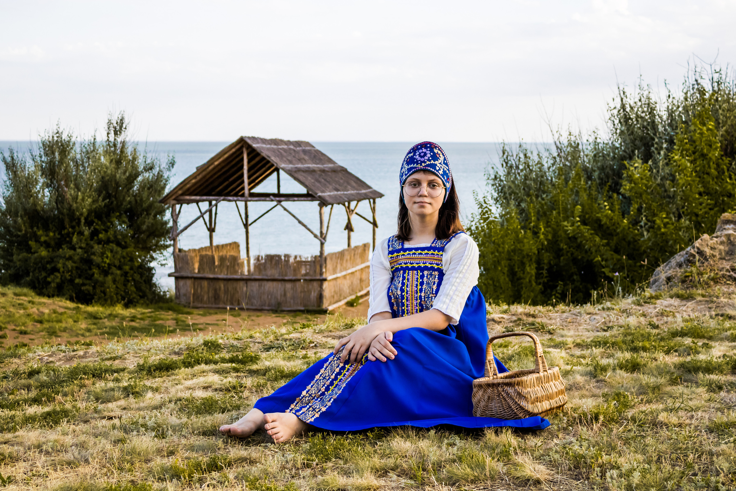 Русские красавицы в национальных костюмах. Фотограф детский и семейный Роза Юрченко в Геленджике, Краснодаре