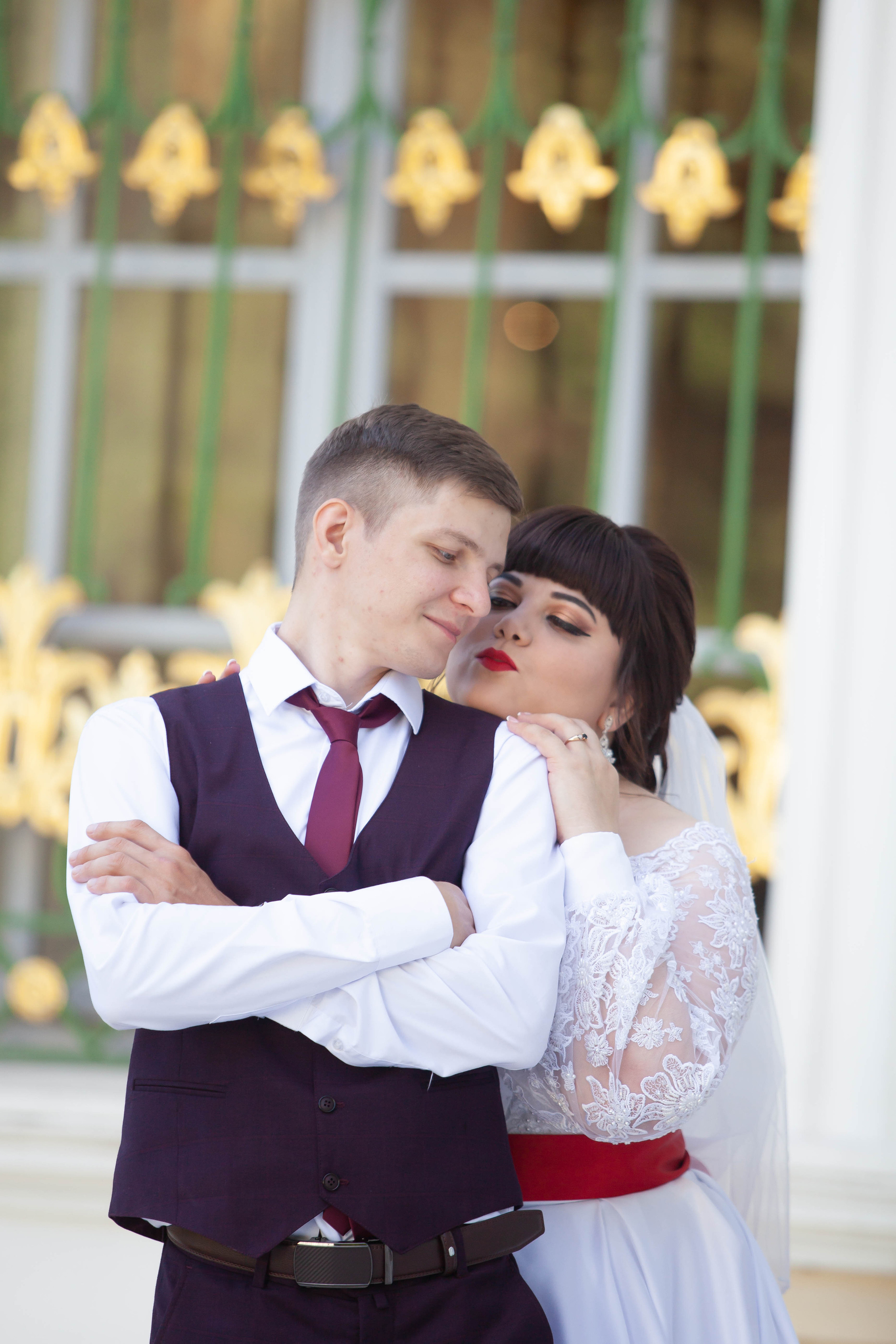 Фотосессия в Кусково для молодоженов Антона и Насти. Свадебный, семейный, детский фотограф в Балашихе Ефанов Алексей