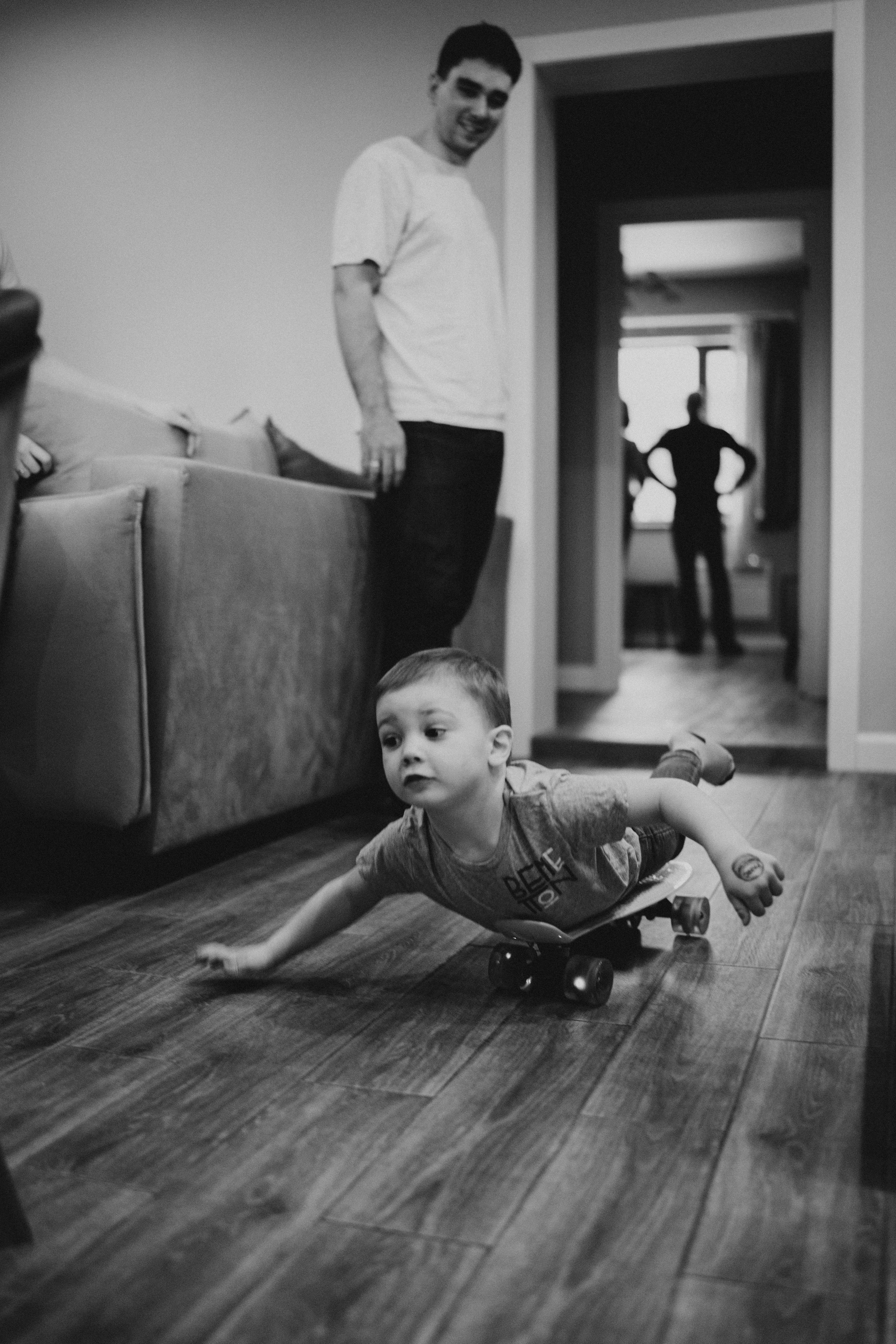 Домашняя семейная фотосессия в кругу семьи. Семейный фотограф в Москве Ирина Жур