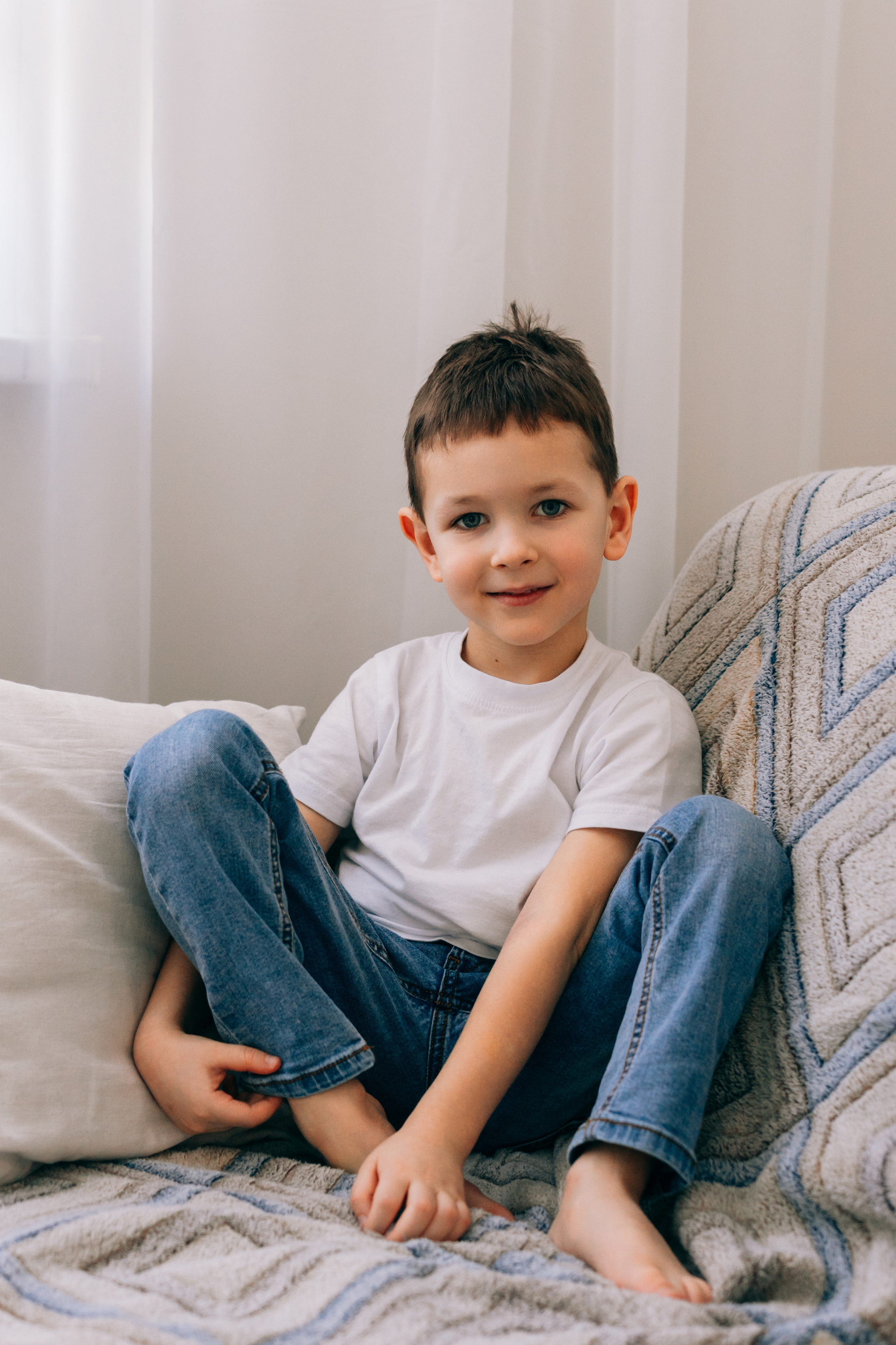 Семейная фотосессия мама, папа, сын и дочь. Семейный фотограф в Москве Ирина Жур