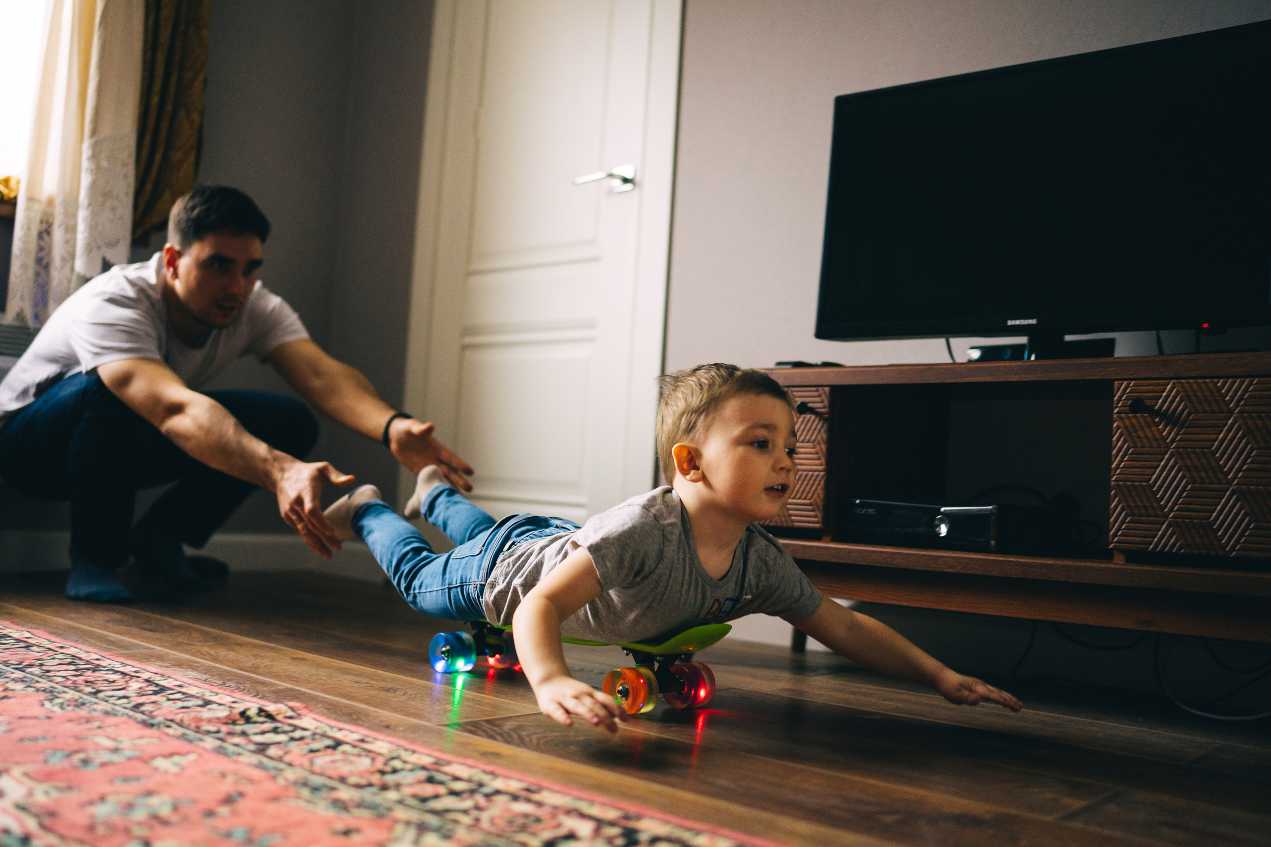 Домашняя семейная фотосессия в кругу семьи. Семейный фотограф в Москве Ирина Жур
