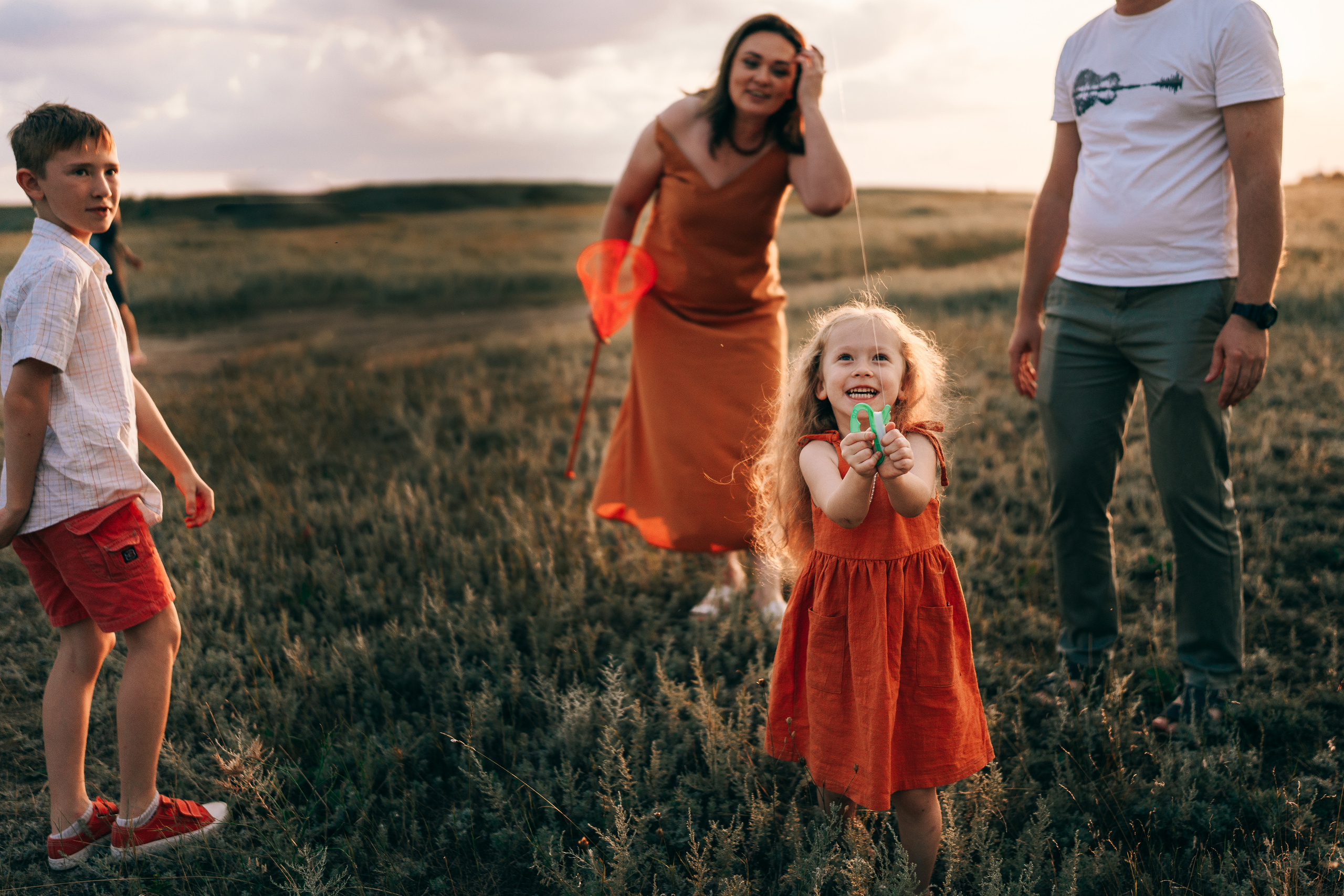 Семейная фотосессия на природе. Семейный фотограф в Москве Ирина Жур