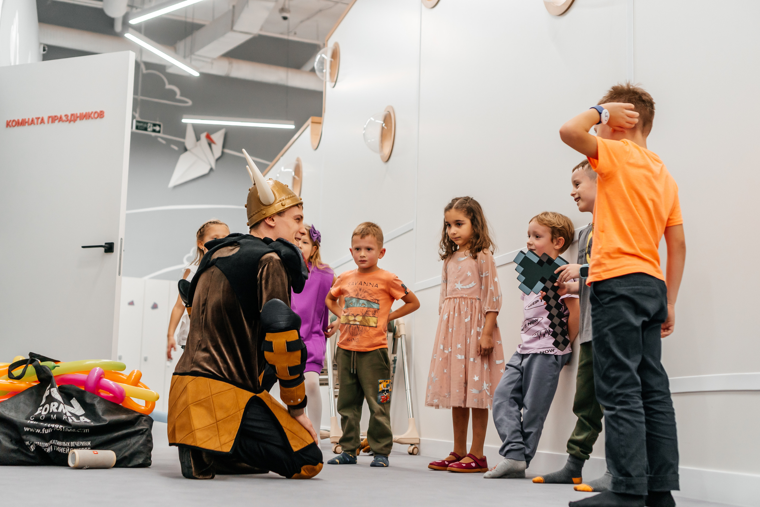 Фотосессия детского праздника в развлекательном центре. Семейный фотограф в Москве Ирина Жур