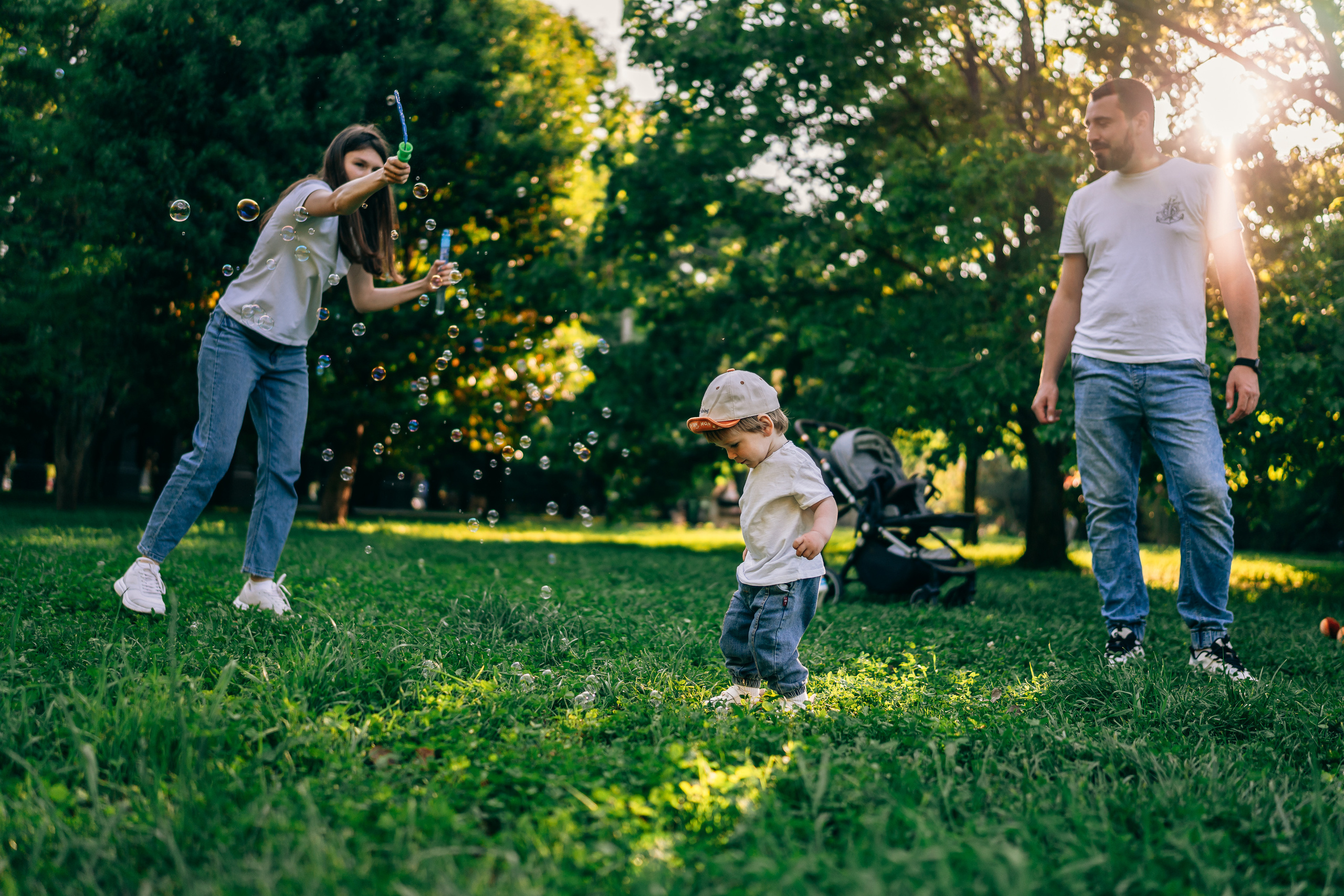 семейная фотосессия на природе 
