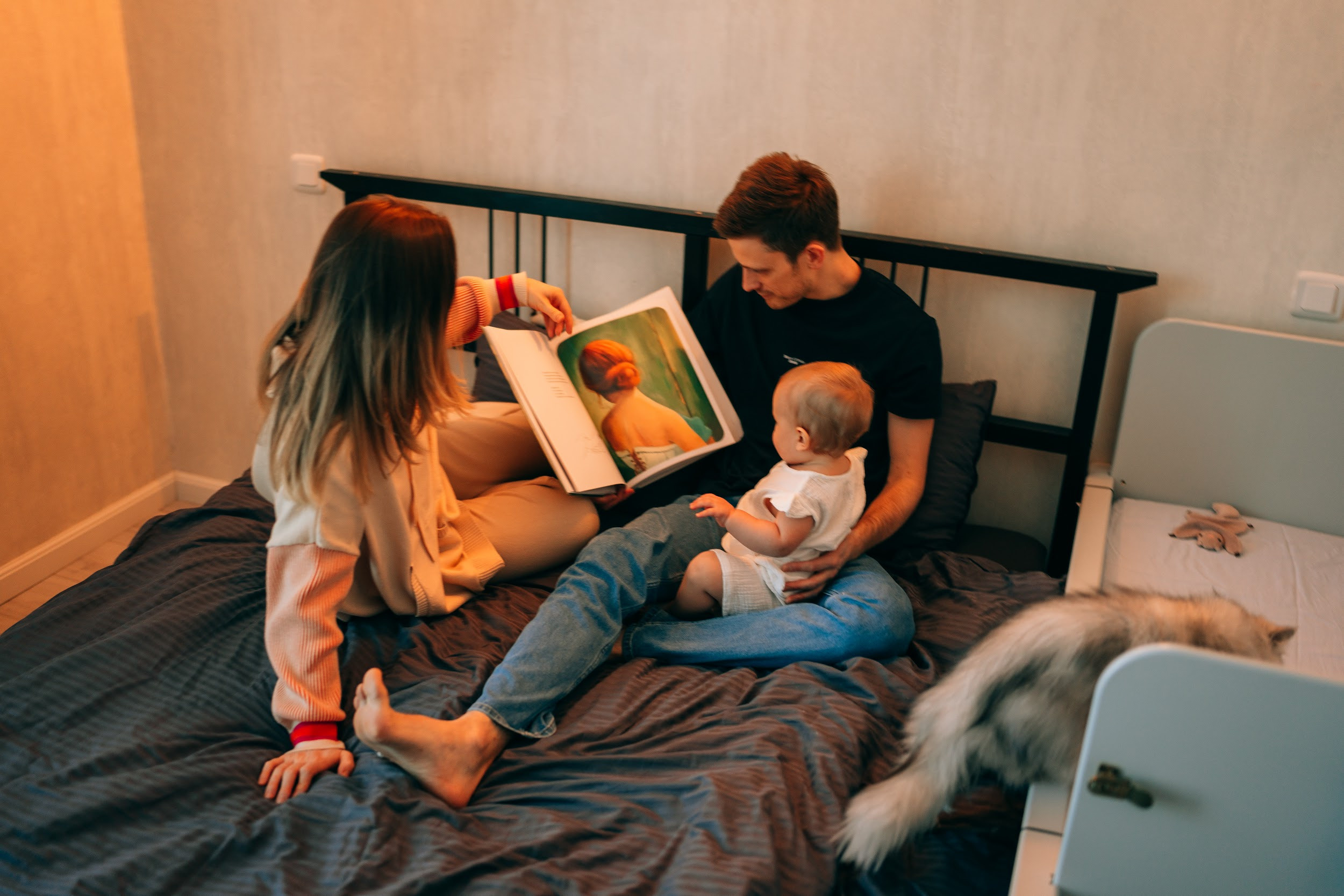 Семейная фотосессия с маленьким ребенком. Семейный фотограф в Москве Ирина Жур