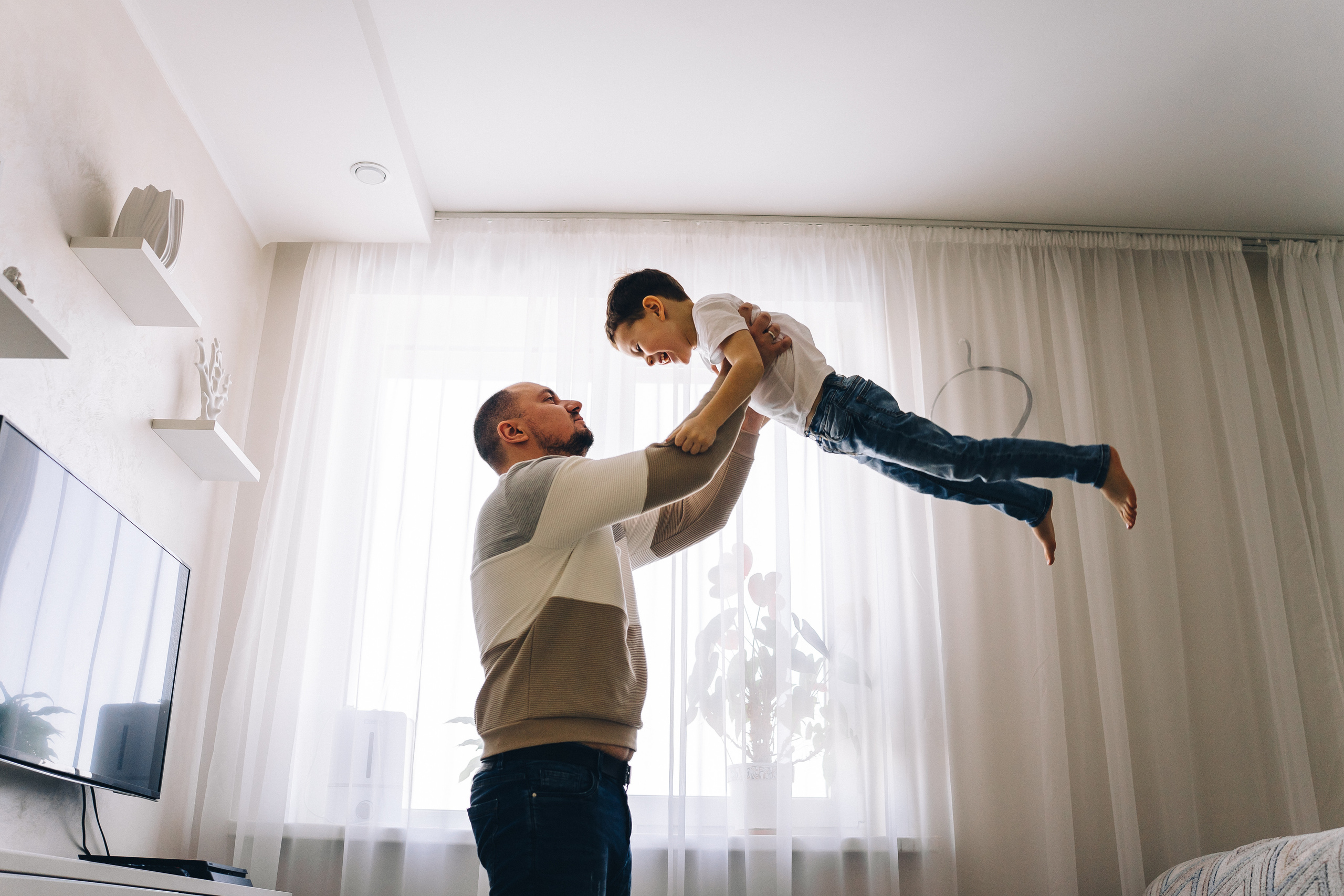 Семейная фотосессия мама, папа, сын и дочь. Семейный фотограф в Москве Ирина Жур