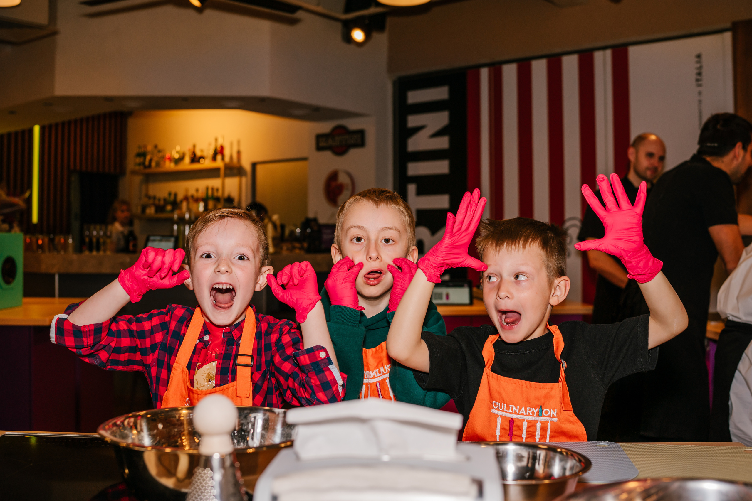 Съемка детского праздника в кулинарной студии «Кулинариум». Семейный фотограф в Москве Ирина Жур